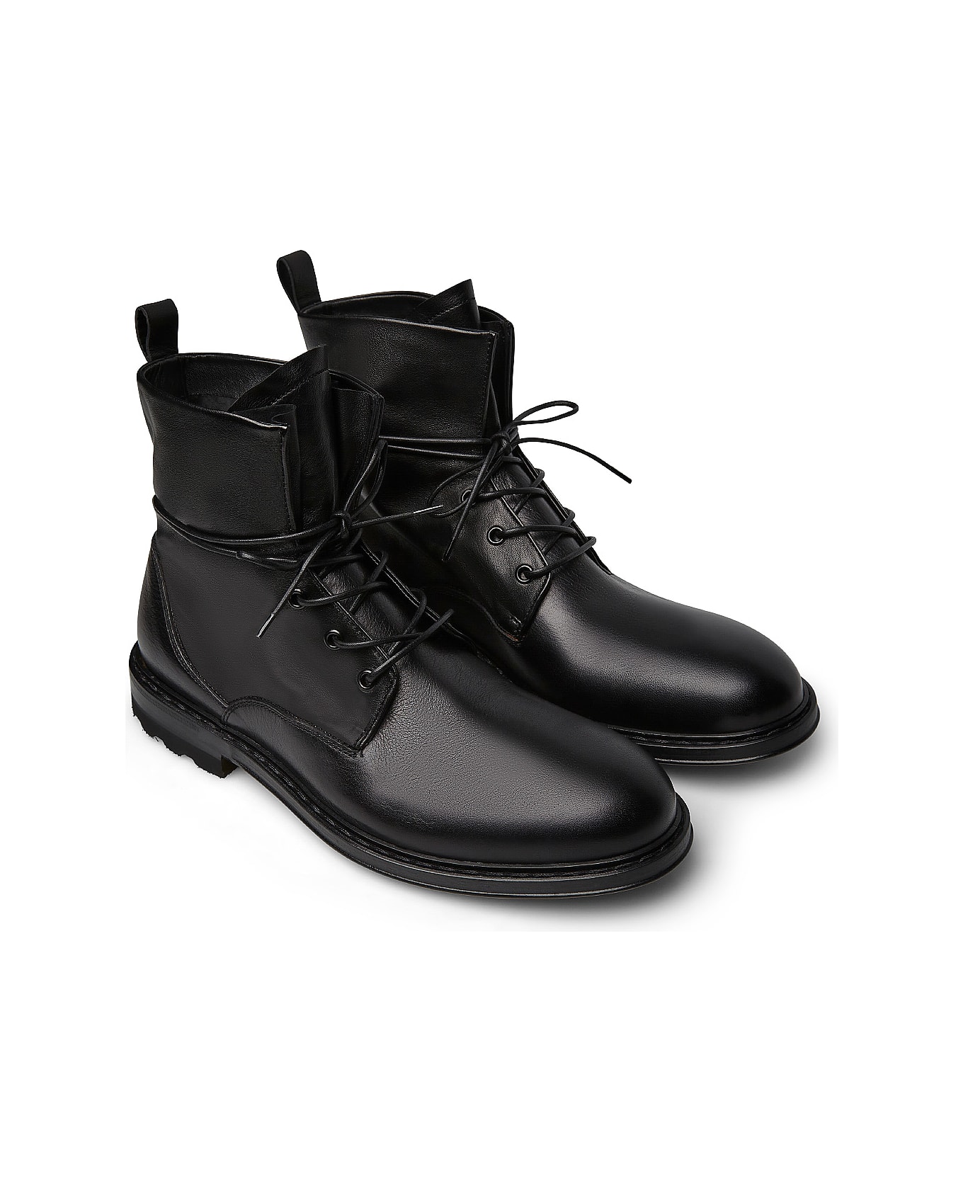Fabi High-laced Boots In authentic - NERO+NERO