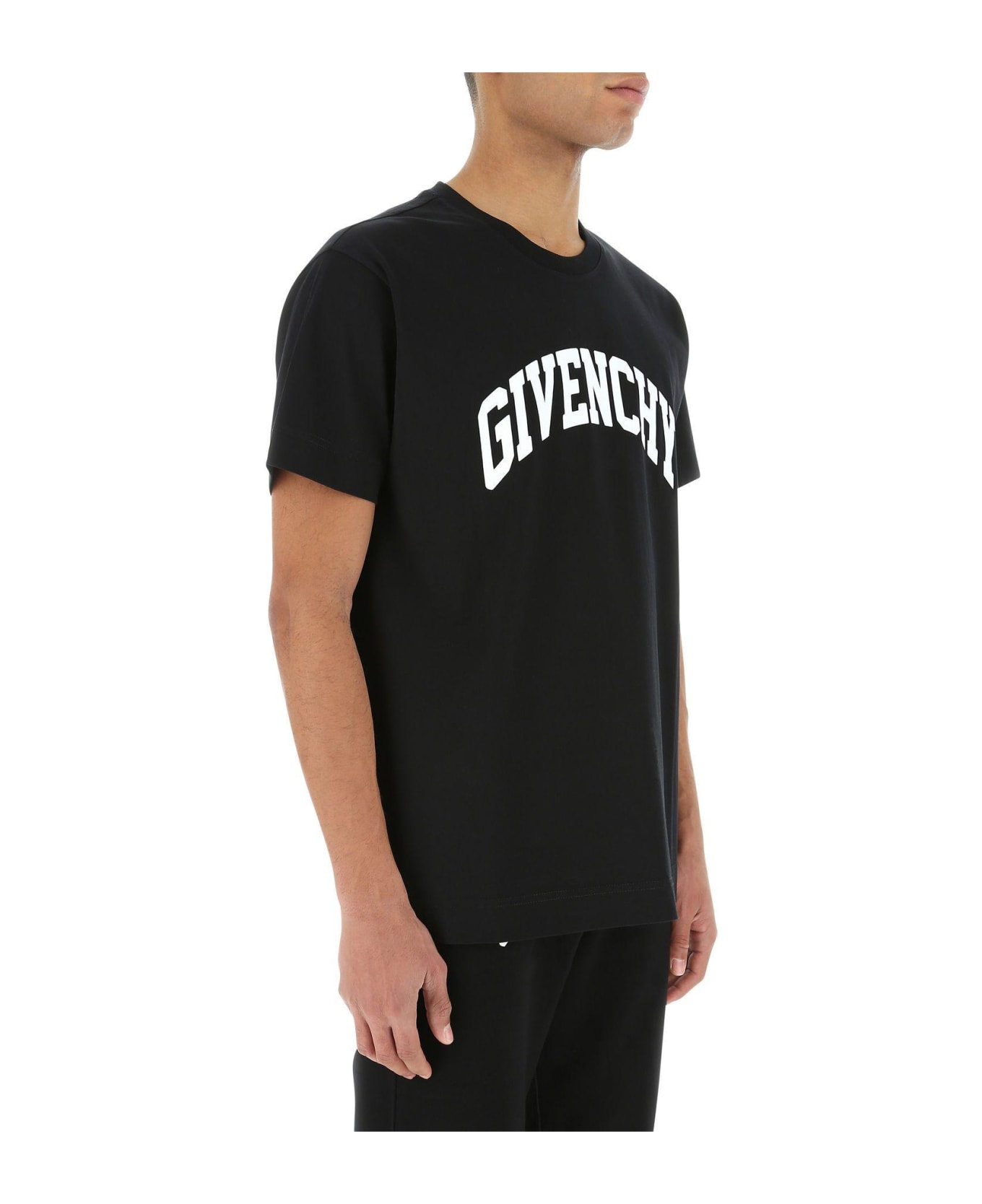 Givenchy Black Cotton T-shirt - Black