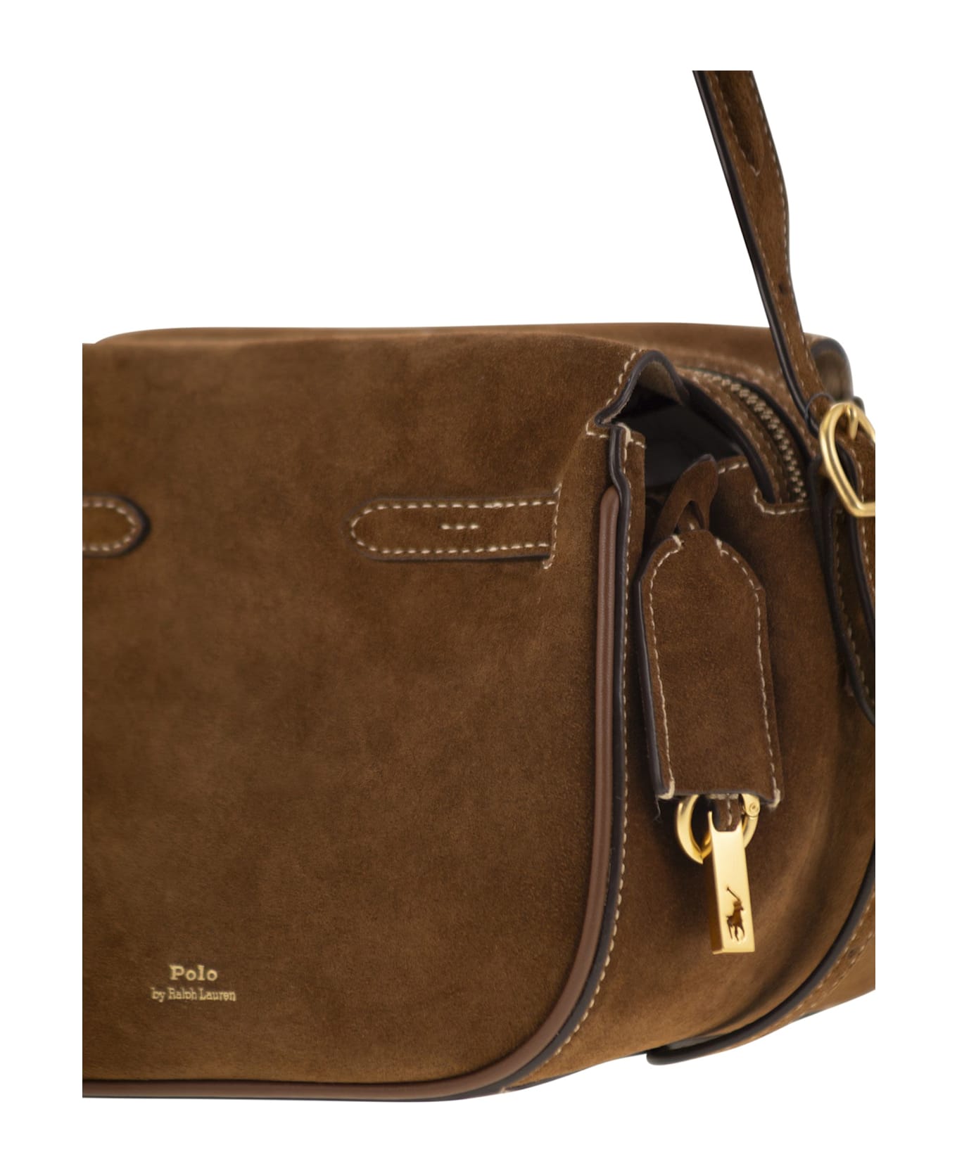 Polo Ralph Lauren Mini Polo Id Suede Satchel - Leather