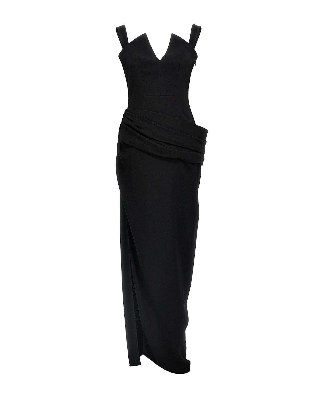 Givenchy Draped Dress - Black  