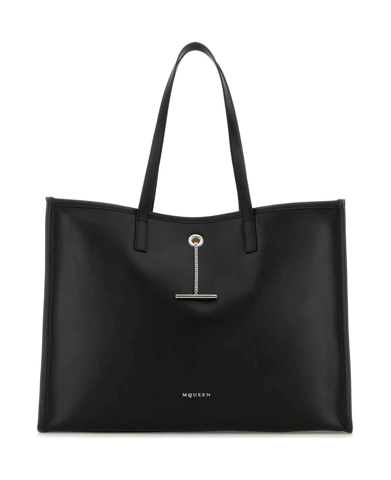 Alexander McQueen Shopping Bag - BLACKSILVER