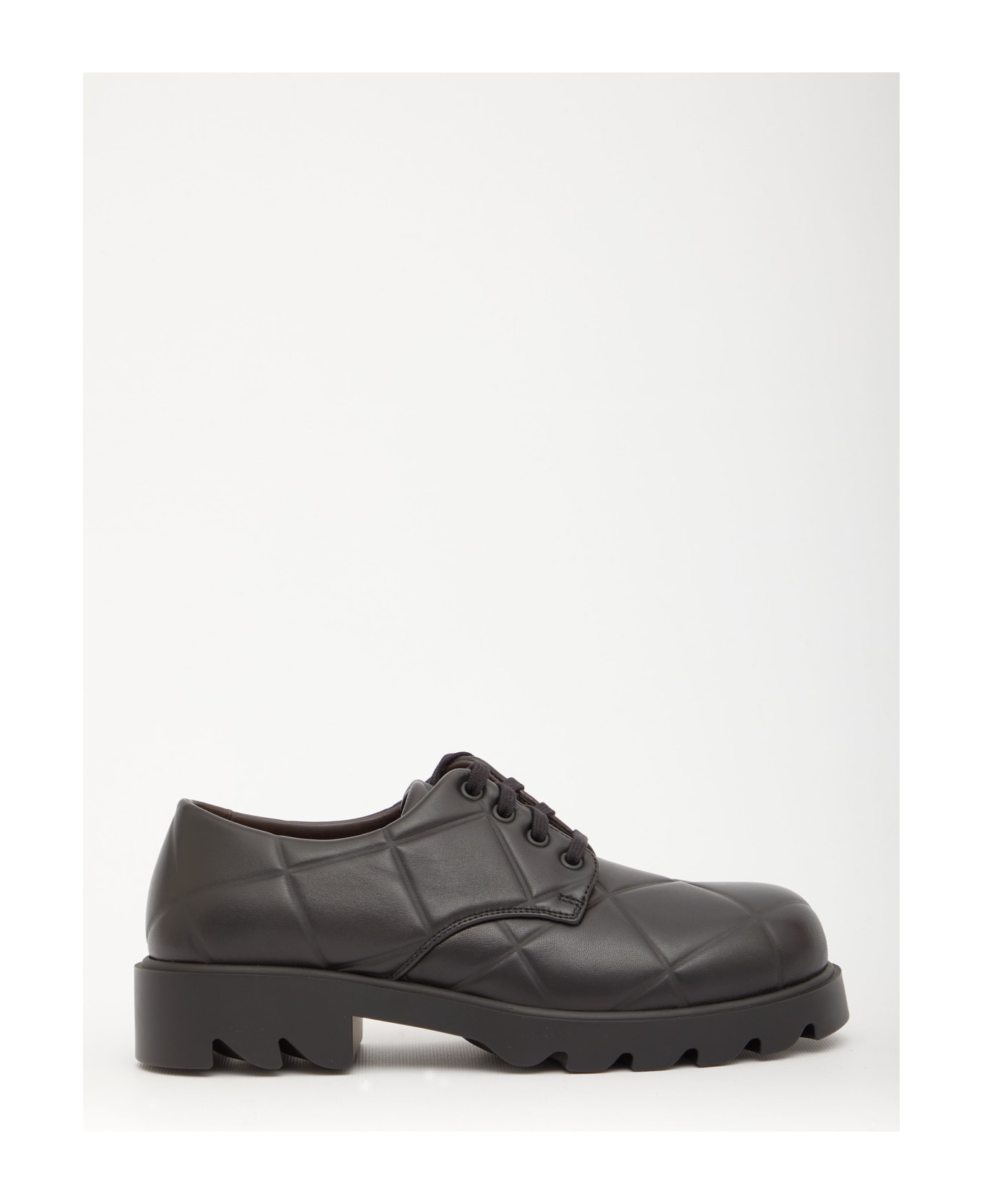 Bottega Veneta Strut Grid Derby Shoes | italist