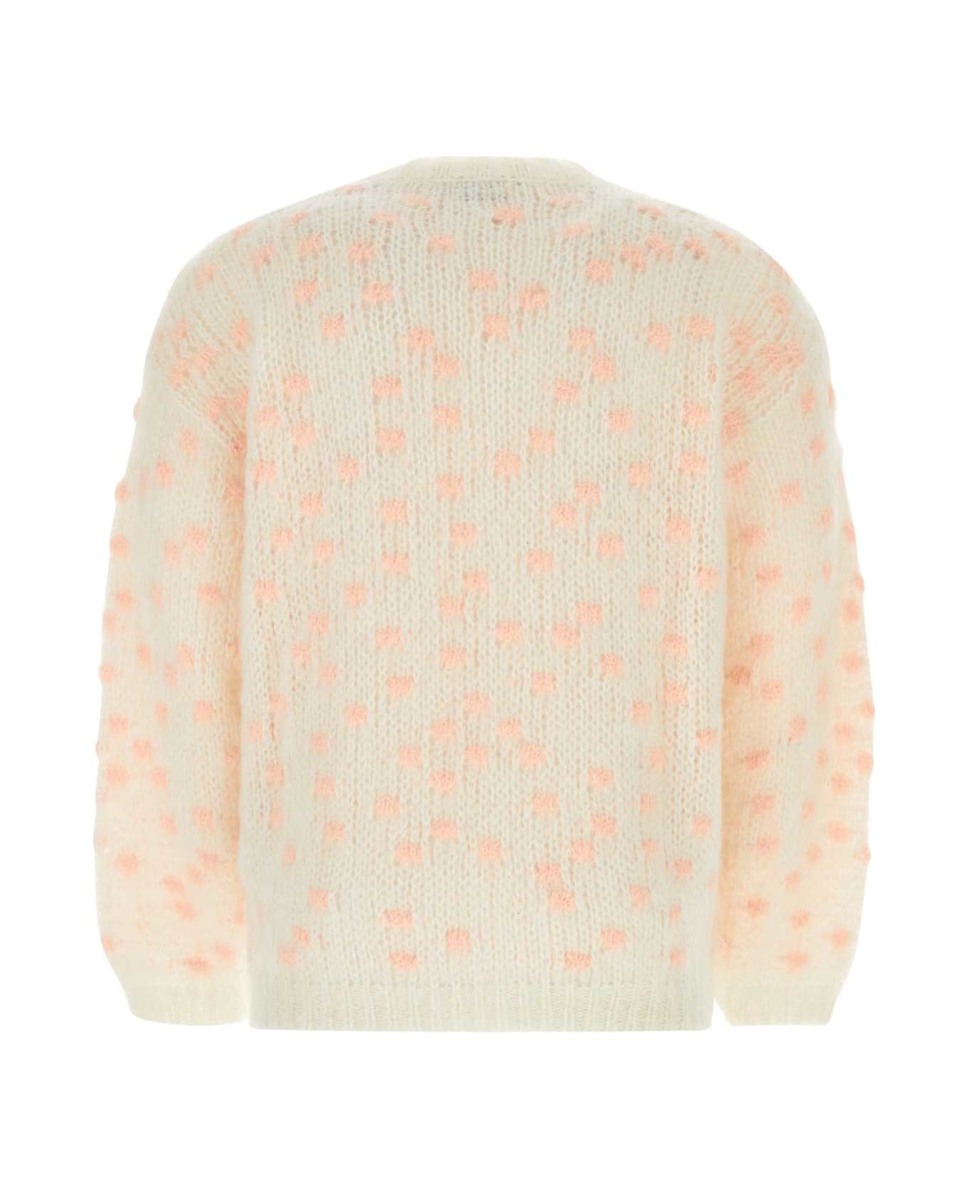 Magliano Embroidered Mohair Blend Sweater - SHYPINK