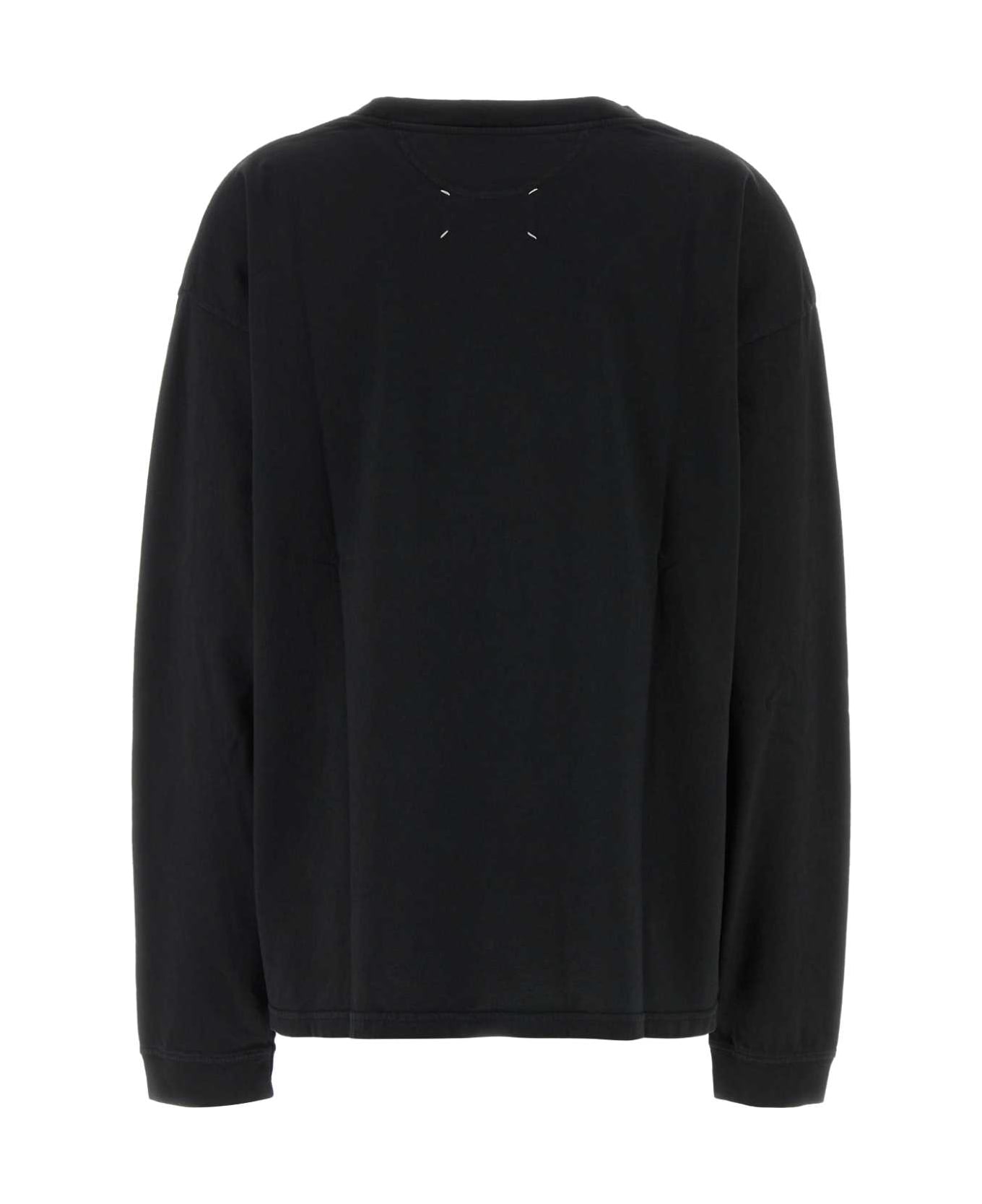 Maison Margiela Slate Cotton Oversize T-shirt - CARBON