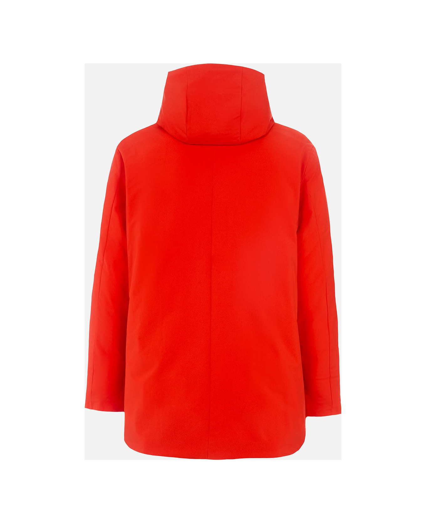 MC2 Saint Barth Man Hooded Parka Jacket Voyager With Bandanna Lining - ORANGE