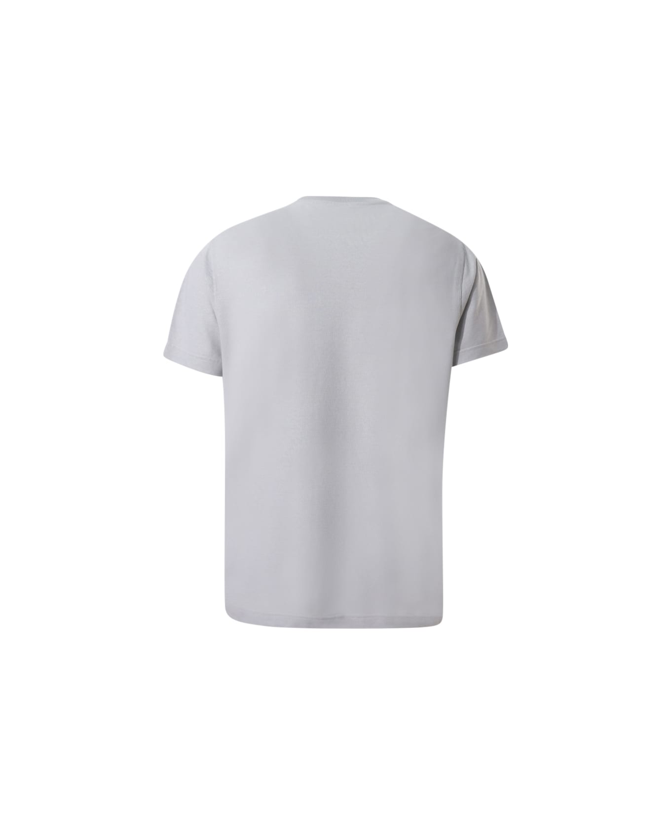 Zanone Crewneck T-shirt In Icecotton - Grigio chiaro