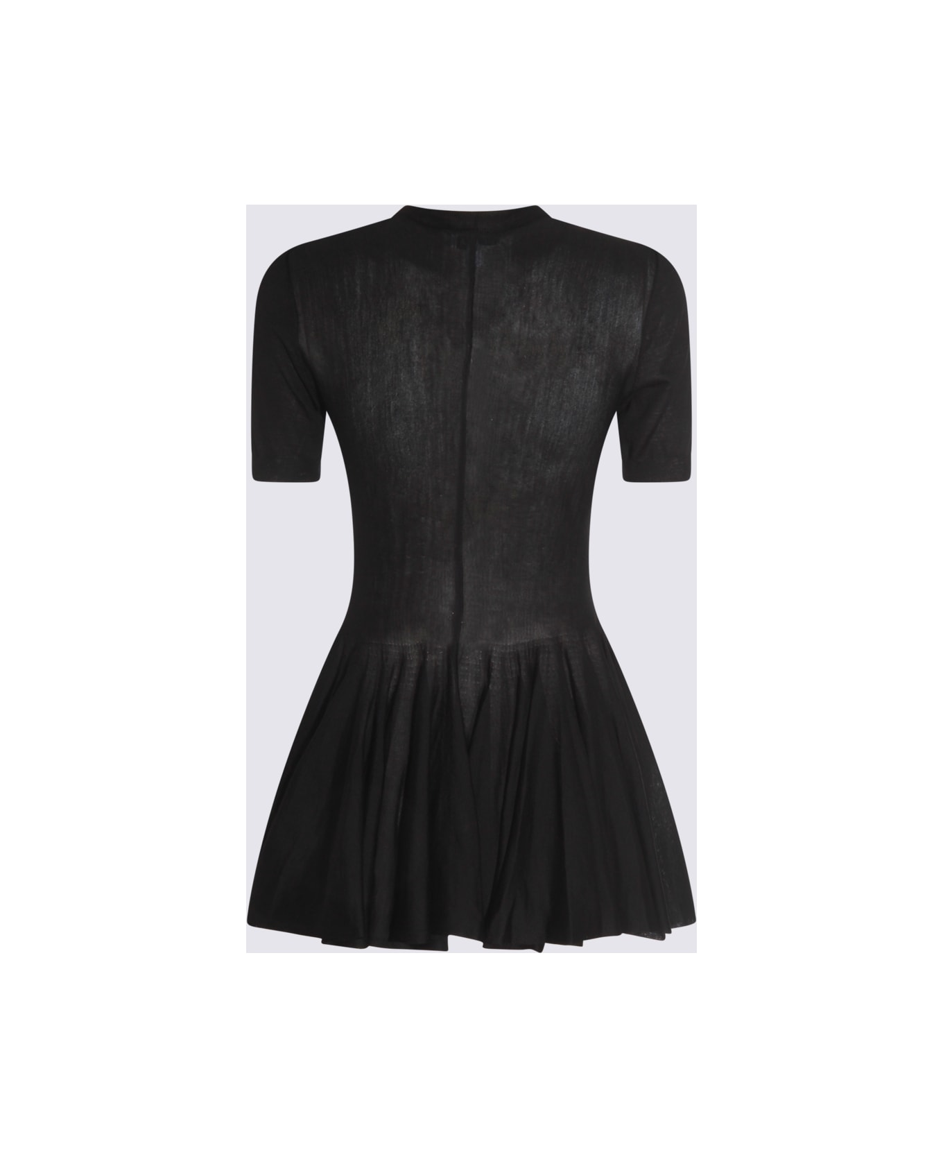Alaia Black Wool Top - Black