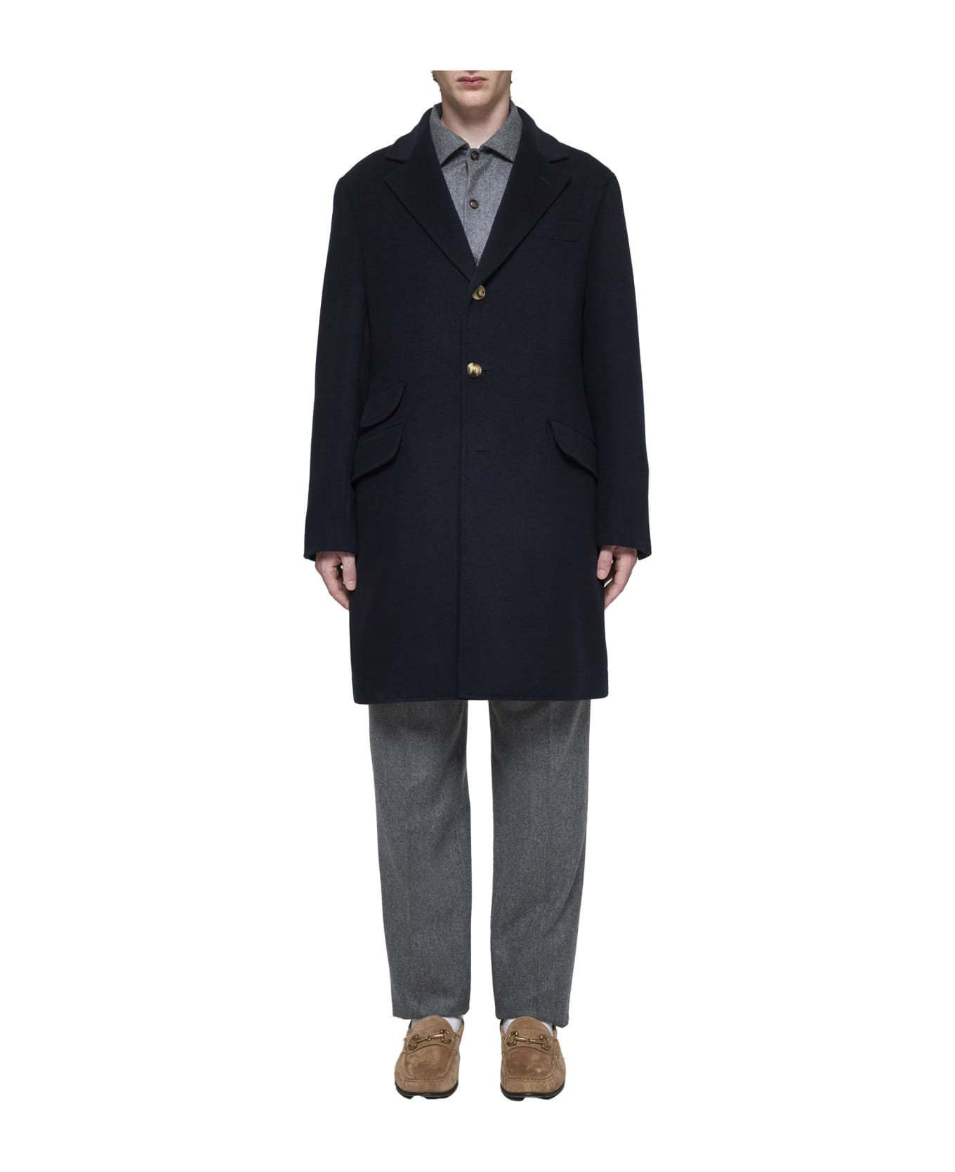 Brunello Cucinelli Coat - Blue