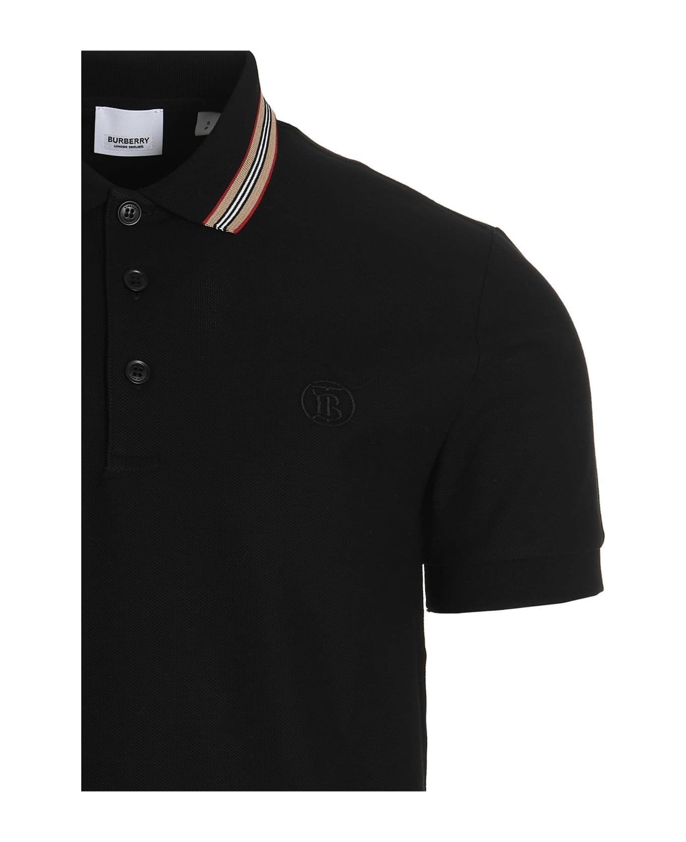 Burberry 'pierson  Polo Shirt - Black  