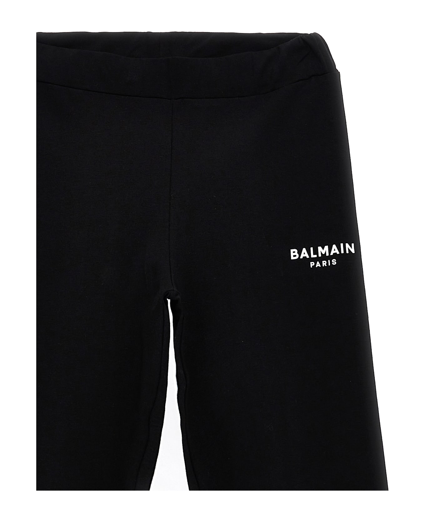 Balmain Logo Leggings - White/Black