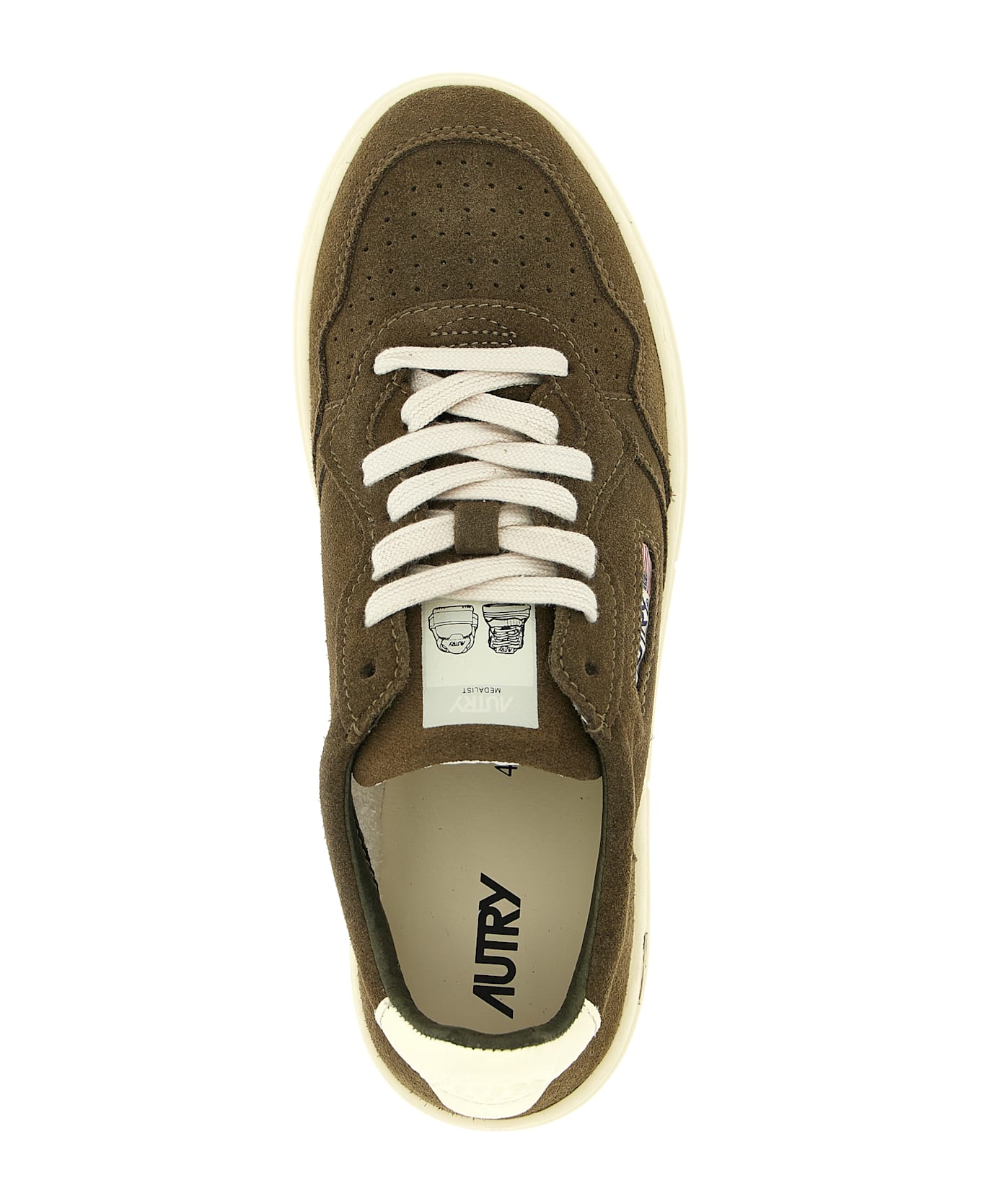 Autry 'medalist Low' Sneakers - Green