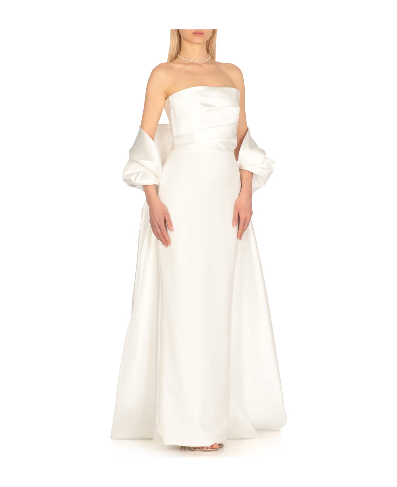 Solace London Vera Maxi Dress - White