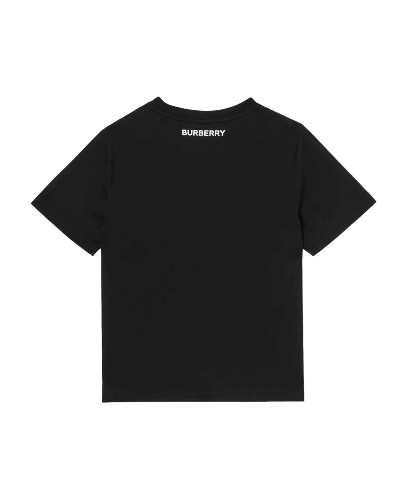 Burberry Black T-shirt Boy - Nero Tシャツ＆ポロシャツ