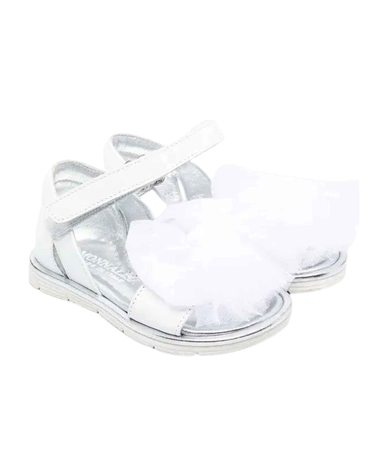 Monnalisa White Sandals Girl - Bianco