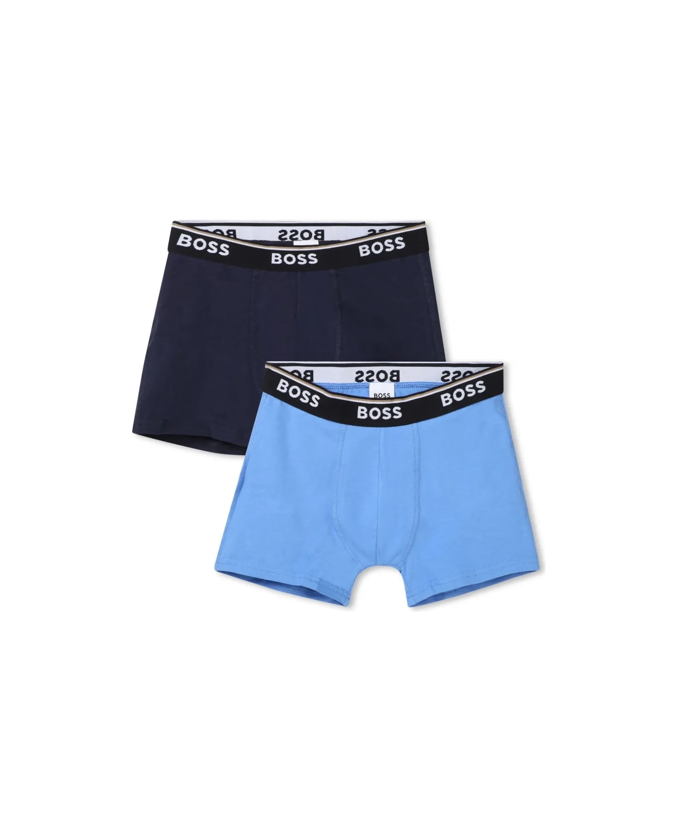 Hugo Boss Slip Con Logo - Blue