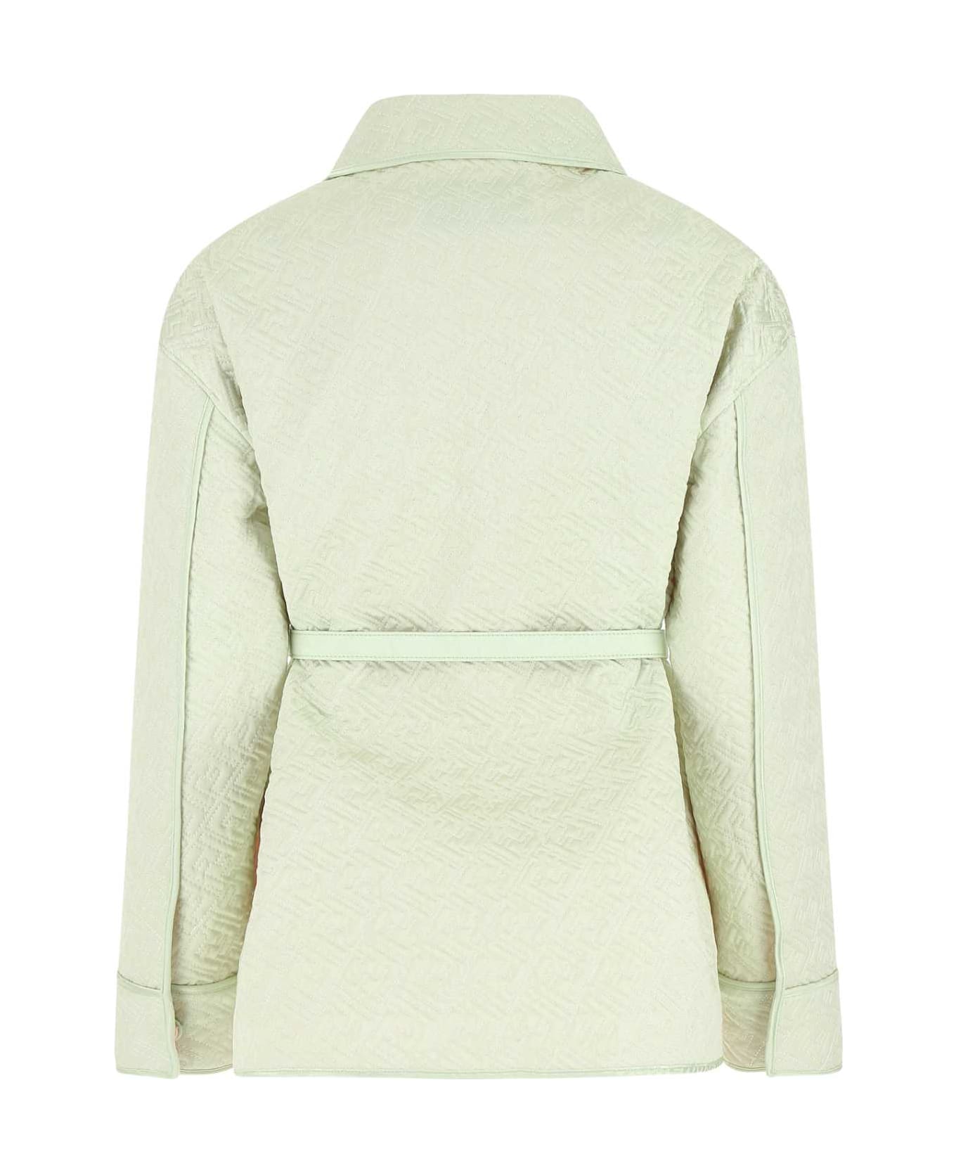 Fendi Pastel Green Silk Go-to Jacket - F0ZA0