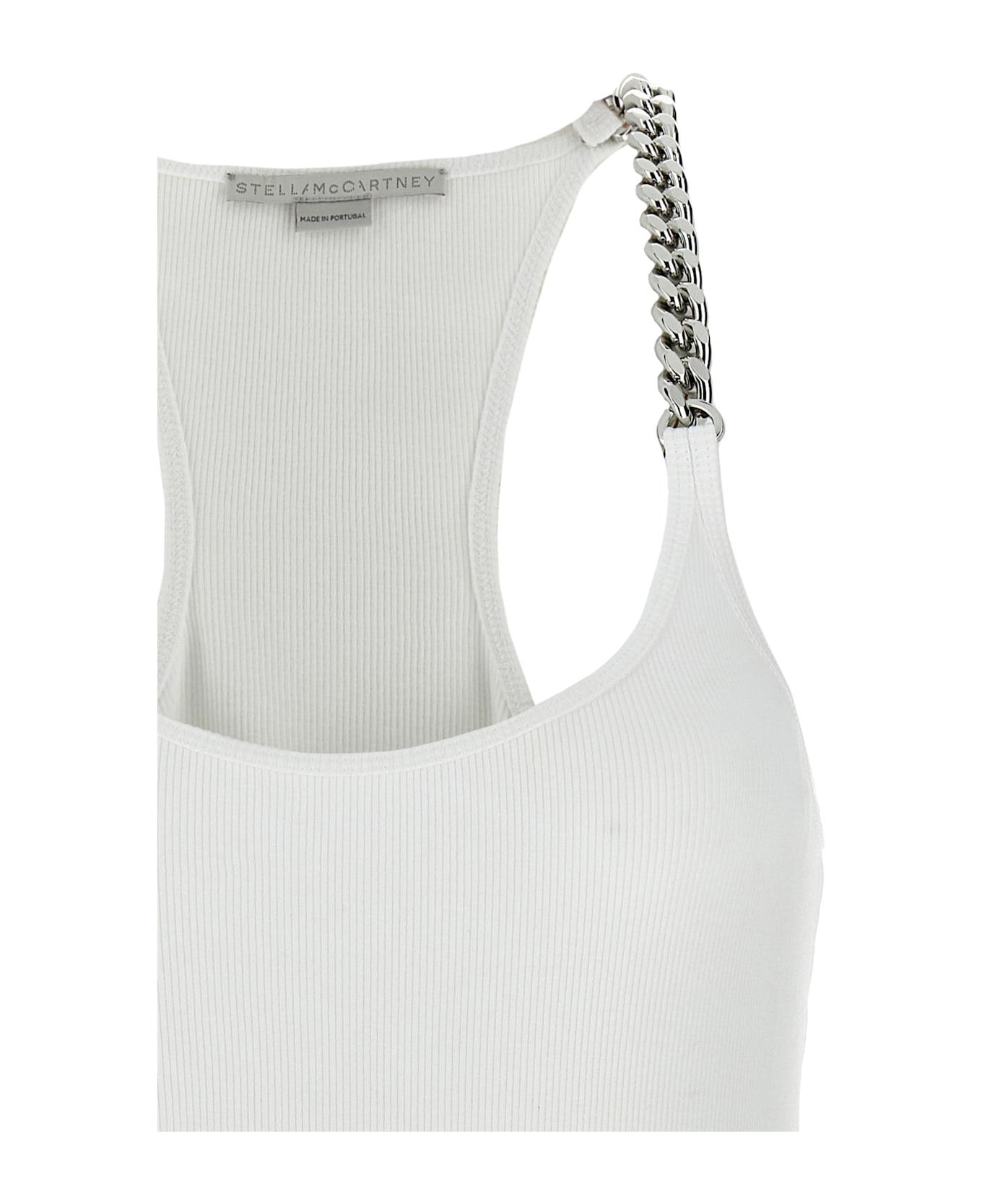 Stella McCartney Ribbed Tank Top - White