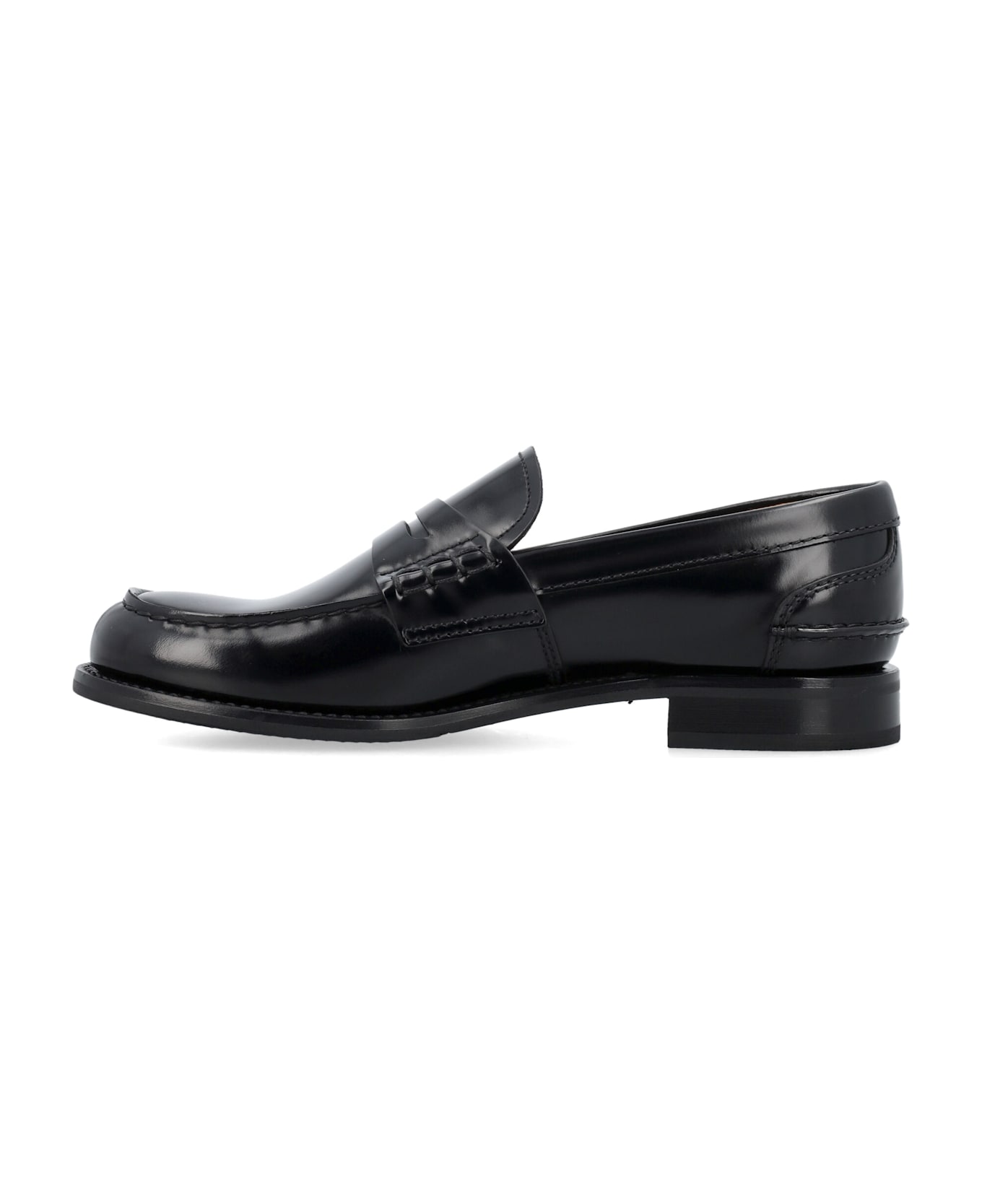 Church's Pembrey W 5 Polished Fumè Loafer - BLACK