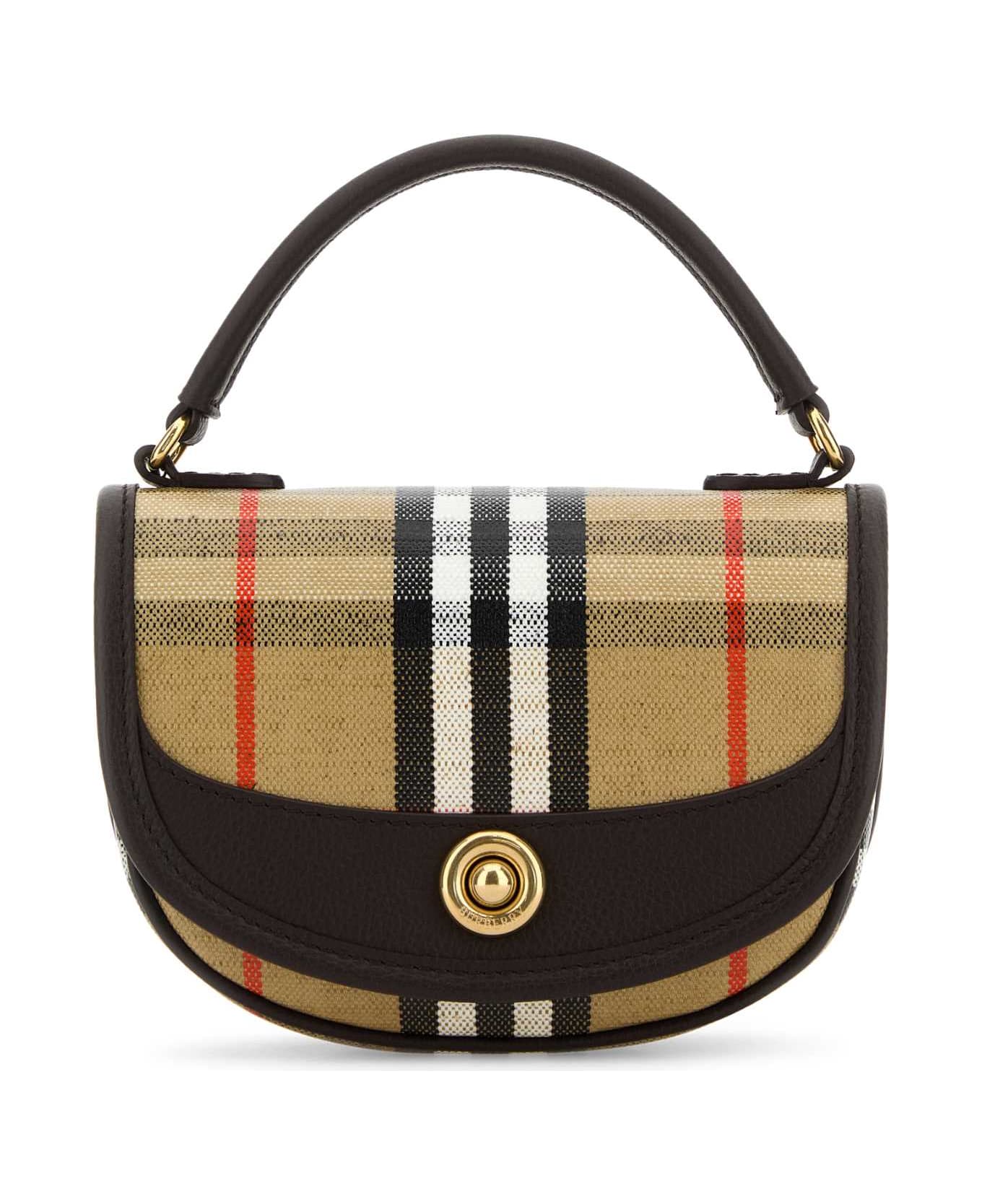 Burberry Printed Canvas Handbag - SANDIPCHECK