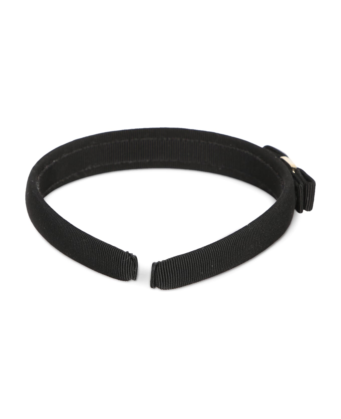 Ferragamo Black Velvet Hairband - Black