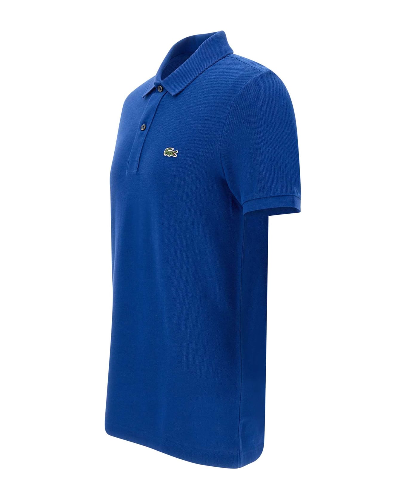 Lacoste Piquet Cotton Polo Shirt - BLUE ポロシャツ