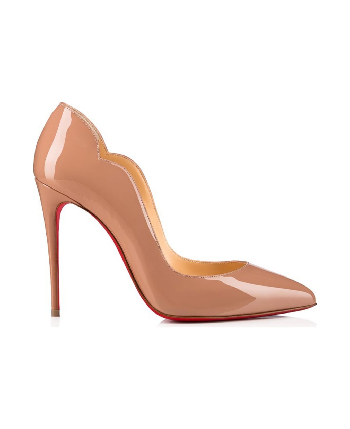 Christian Louboutin Hot Chick Décolleté In Nude Leather - NUDE ハイヒール