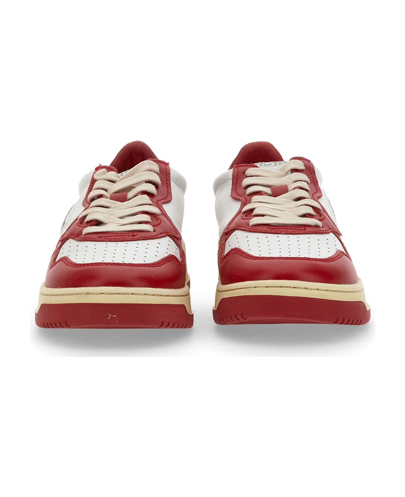 Autry 01 Sneakers In Red Leather - WB02