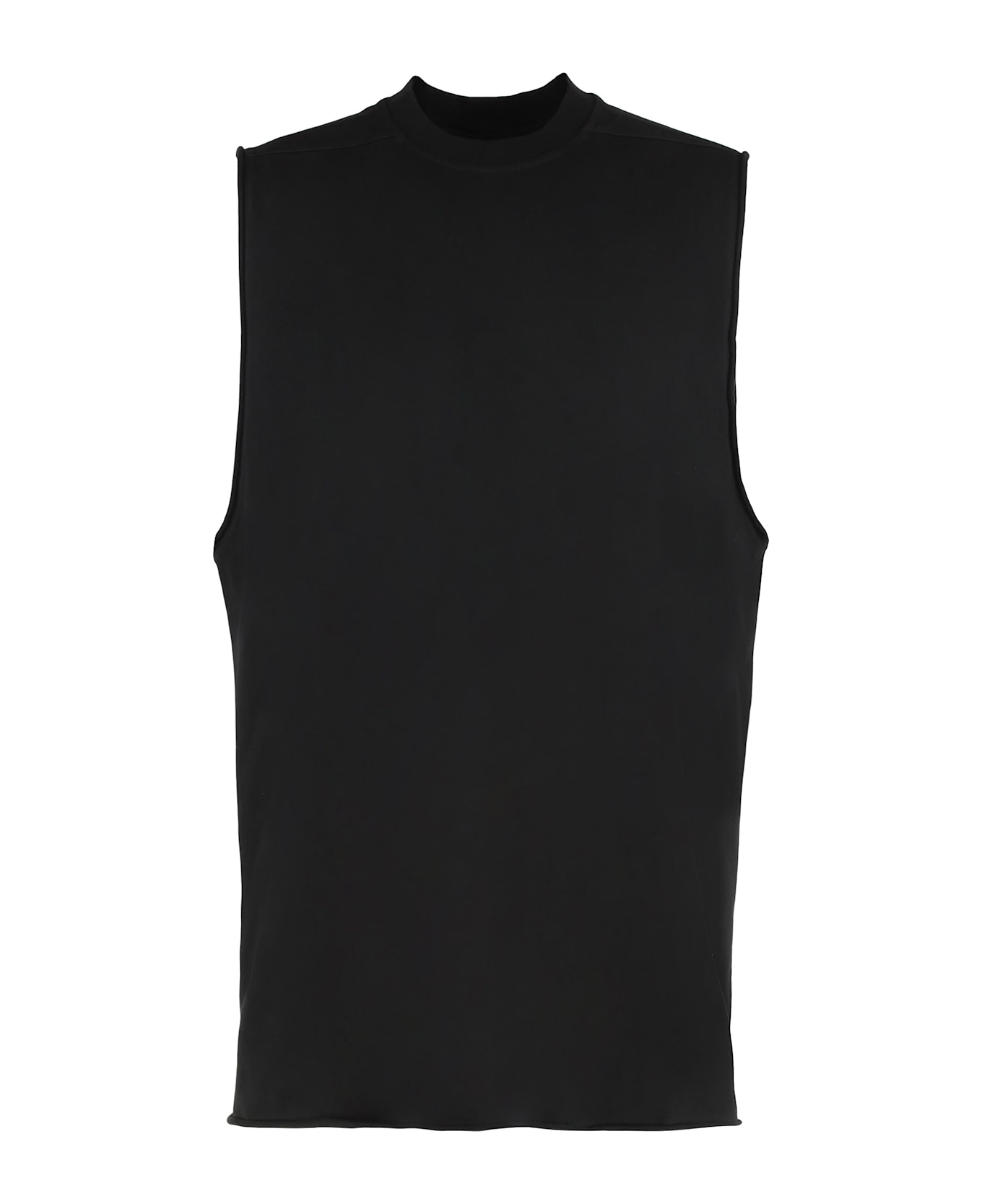 Rick Owens Tank Top In Cotton - black
