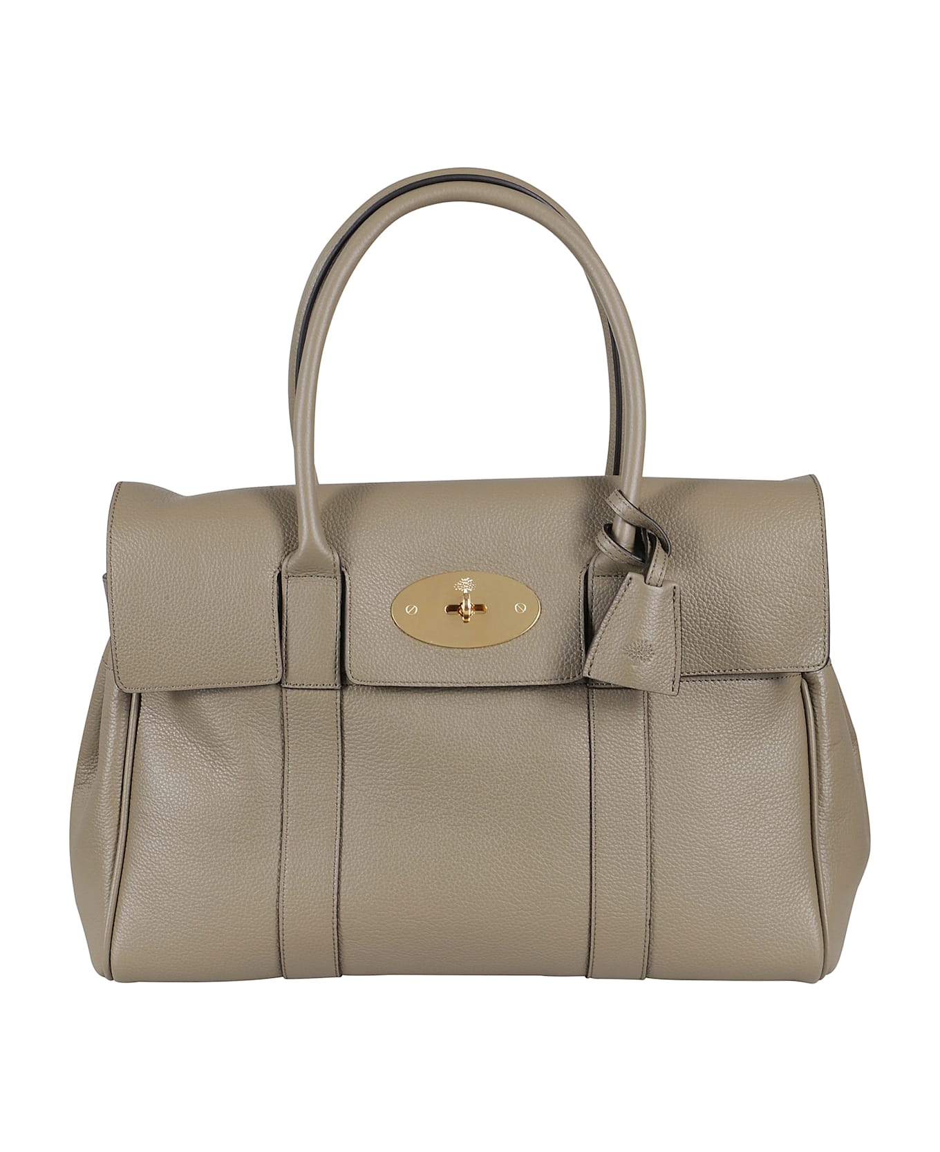 Mulberry Bayswater Small Classic Grain - Linen Green