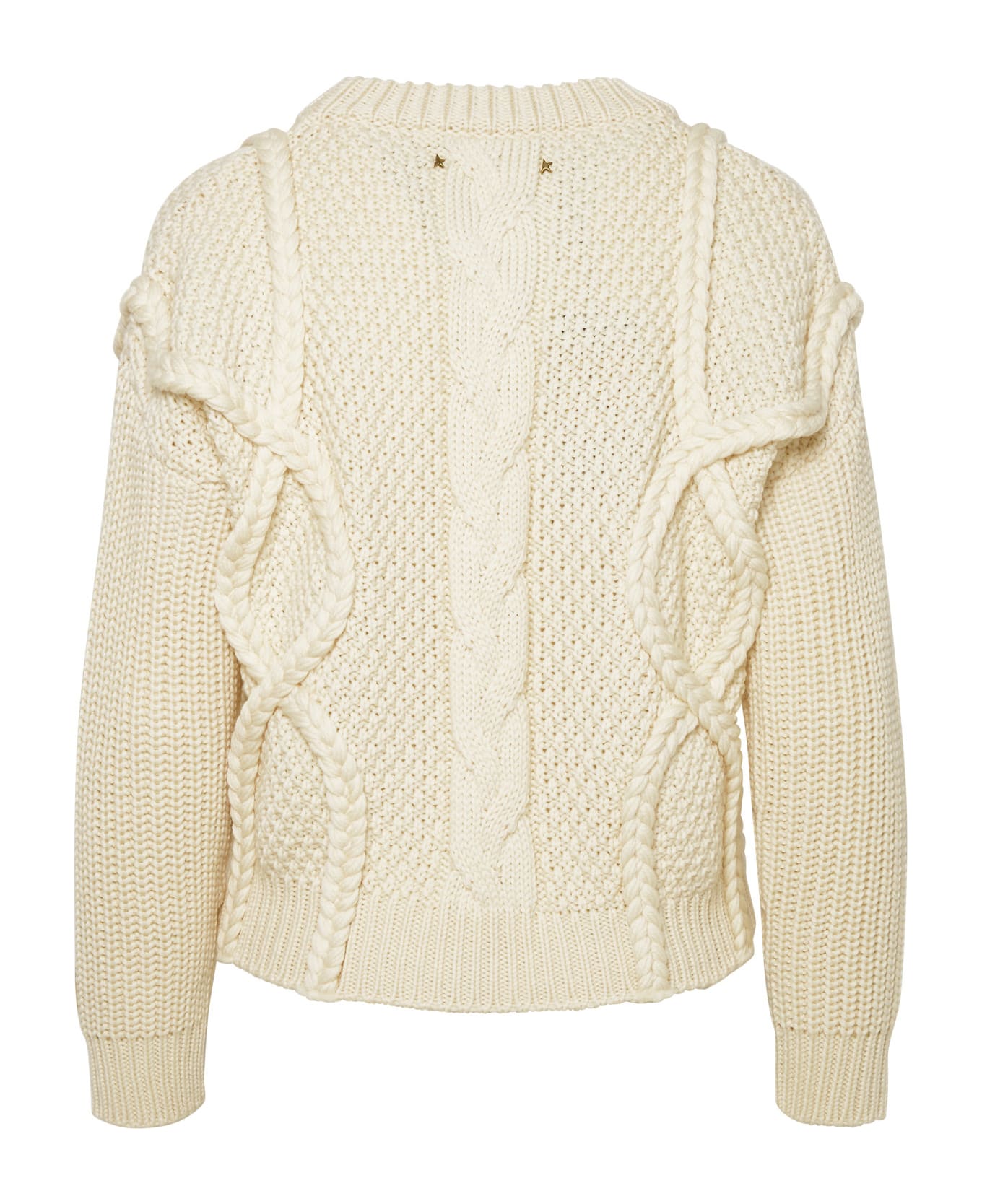 Golden Goose Round-neck Sweater - Beige ニットウェア
