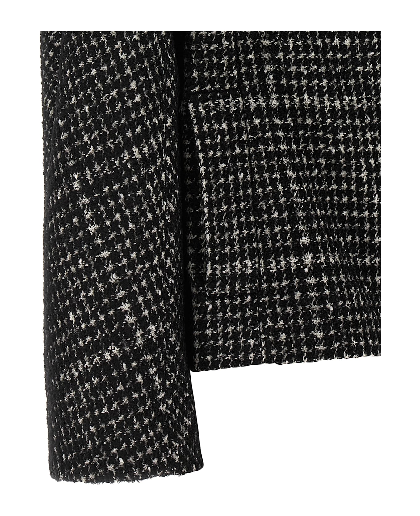 Dolce 
Gabbana Houndstooth Coat - White/Black