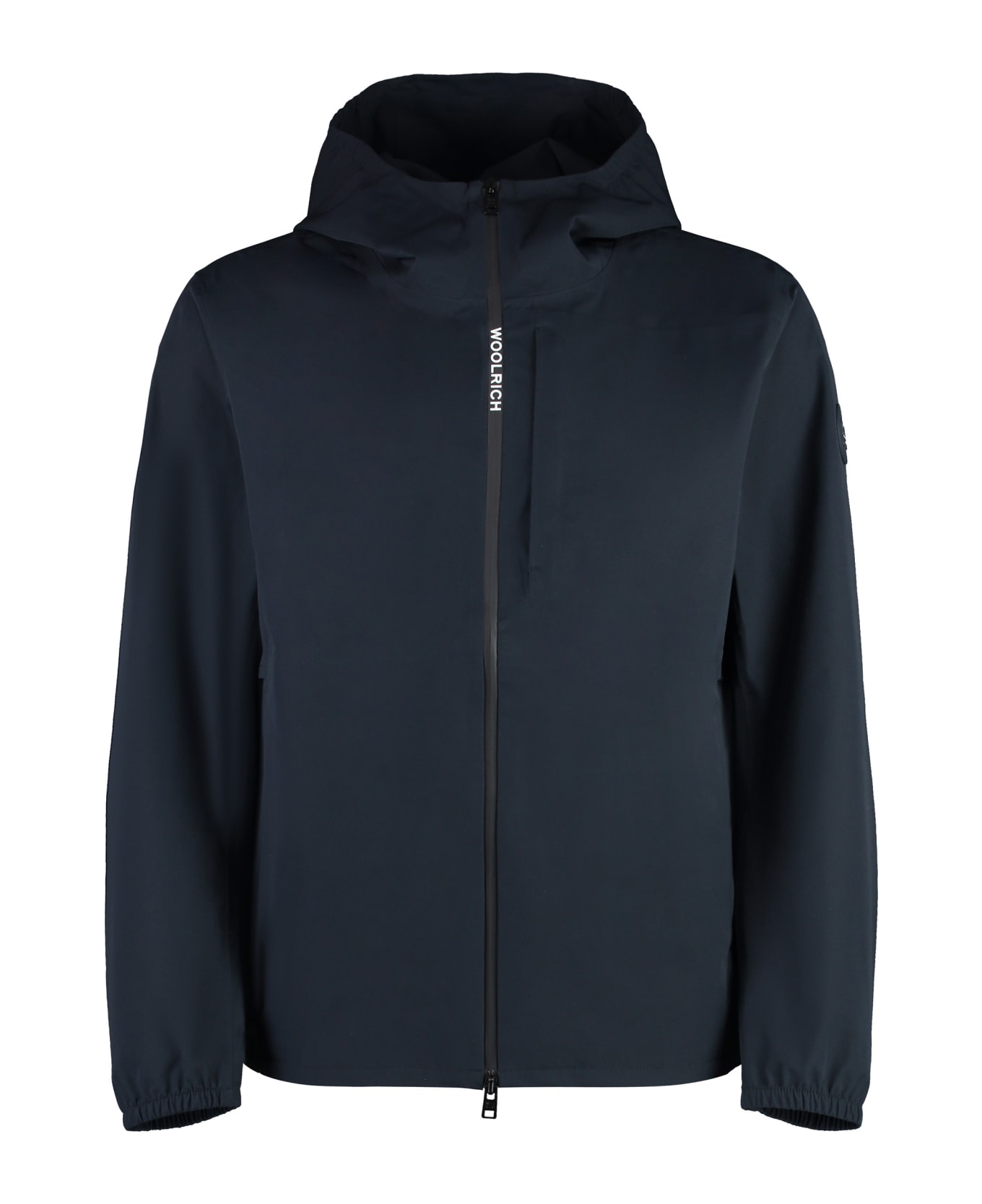 Woolrich Pacific Hooded Nylon Jacket - blue