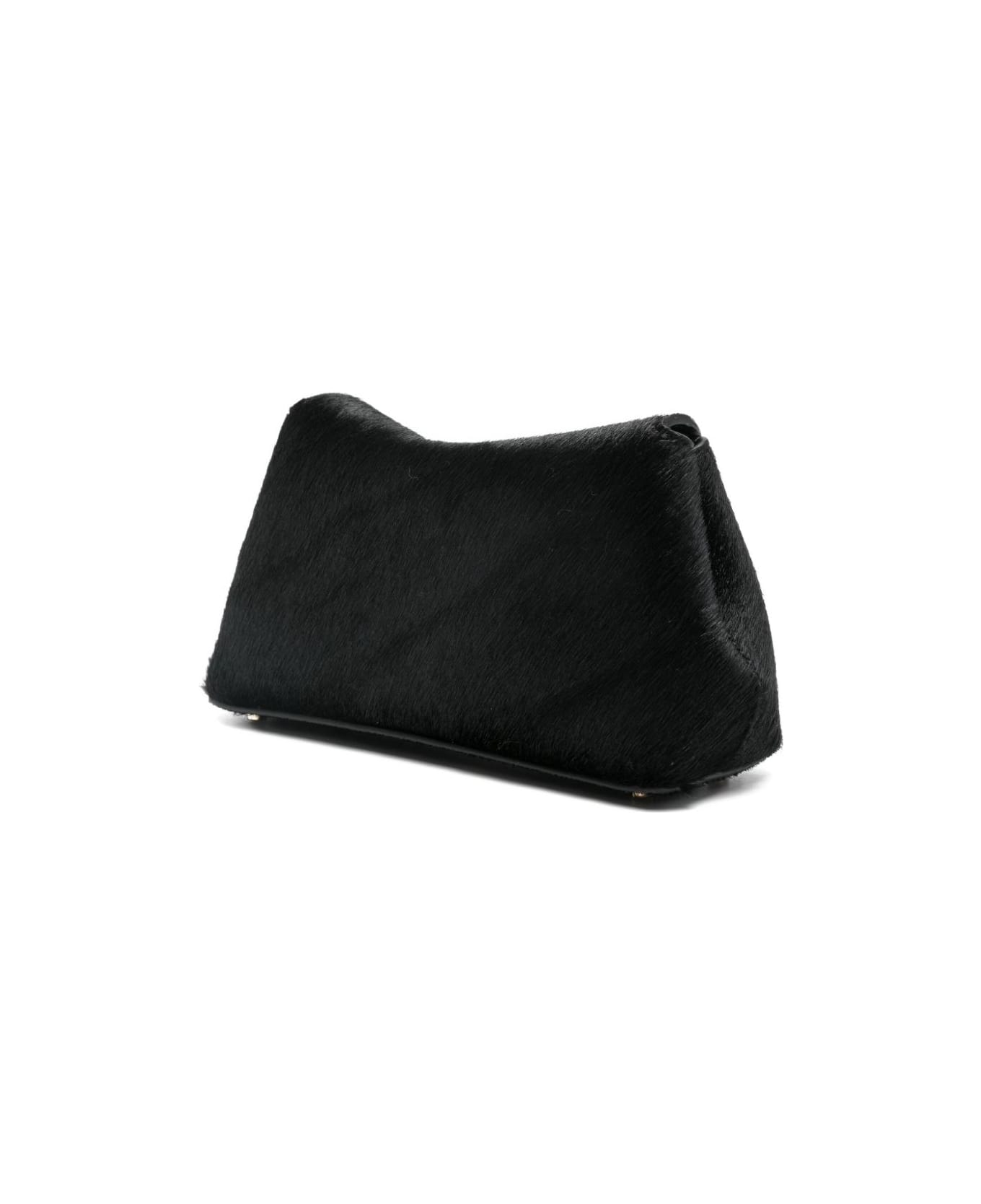 Totême Mini Leather Clutch - Black