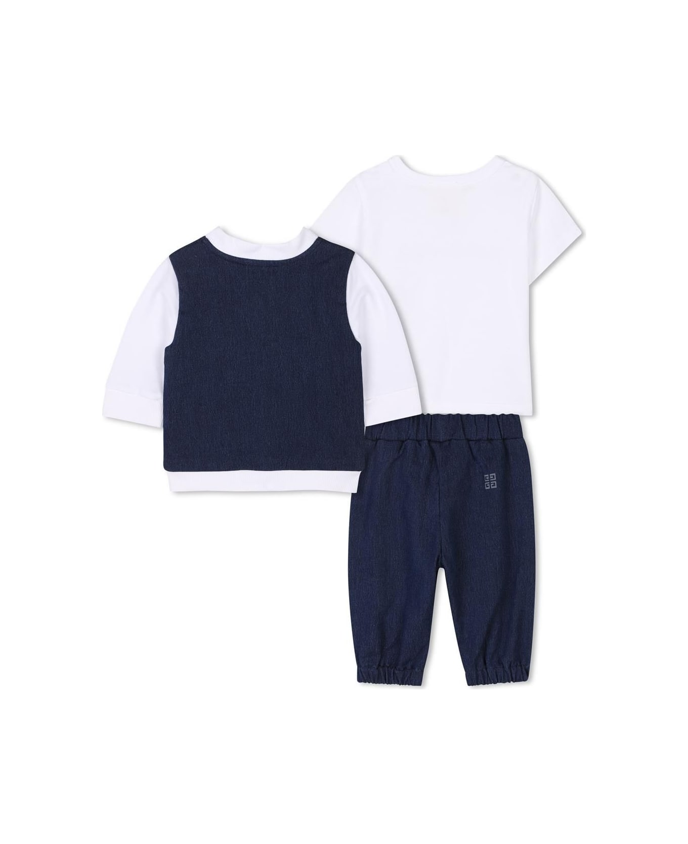 Givenchy Completo 3 Pezzi Con Logo - Blue