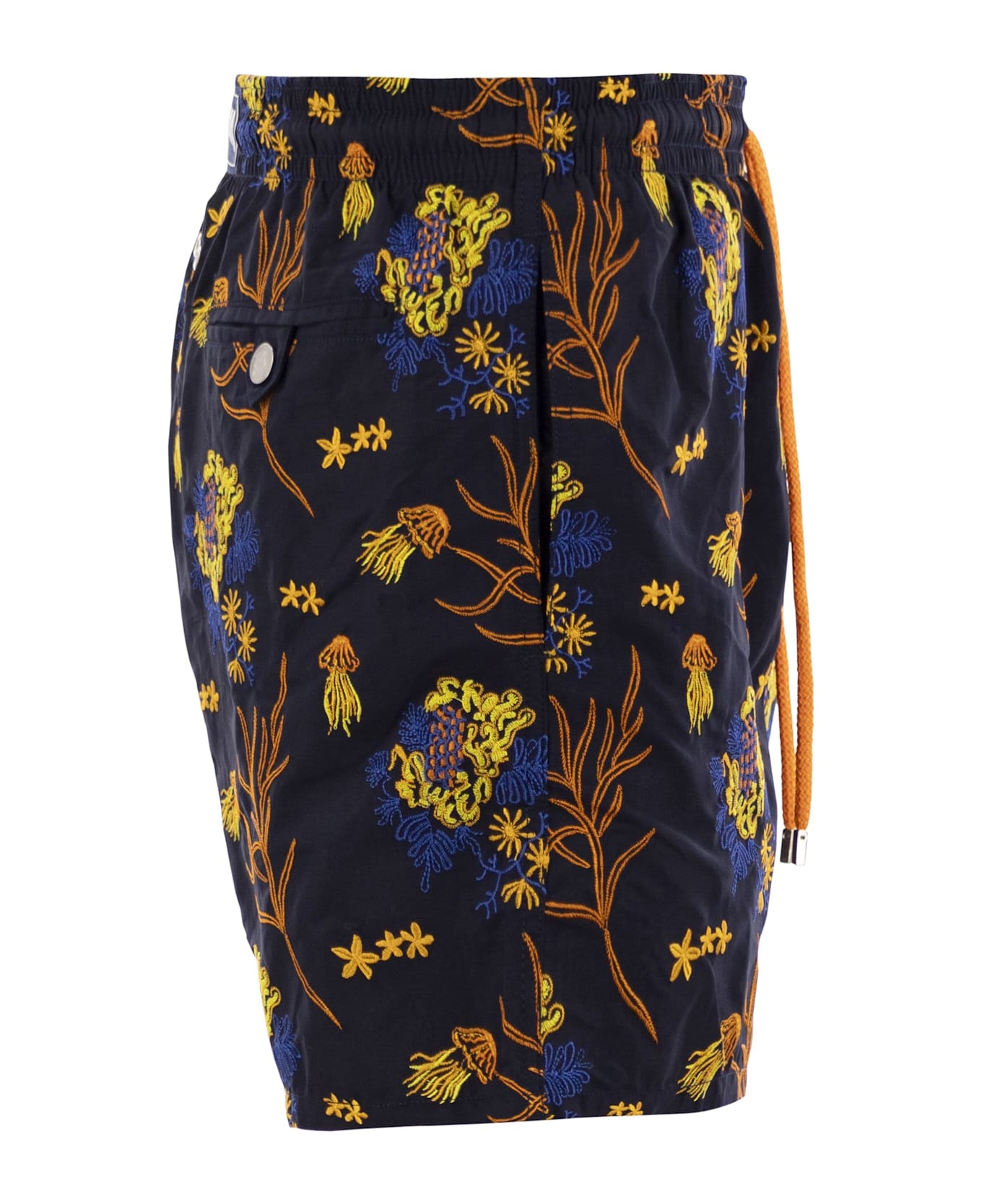 Vilebrequin Mistral - Patterned Swimming Shorts - Night Blue