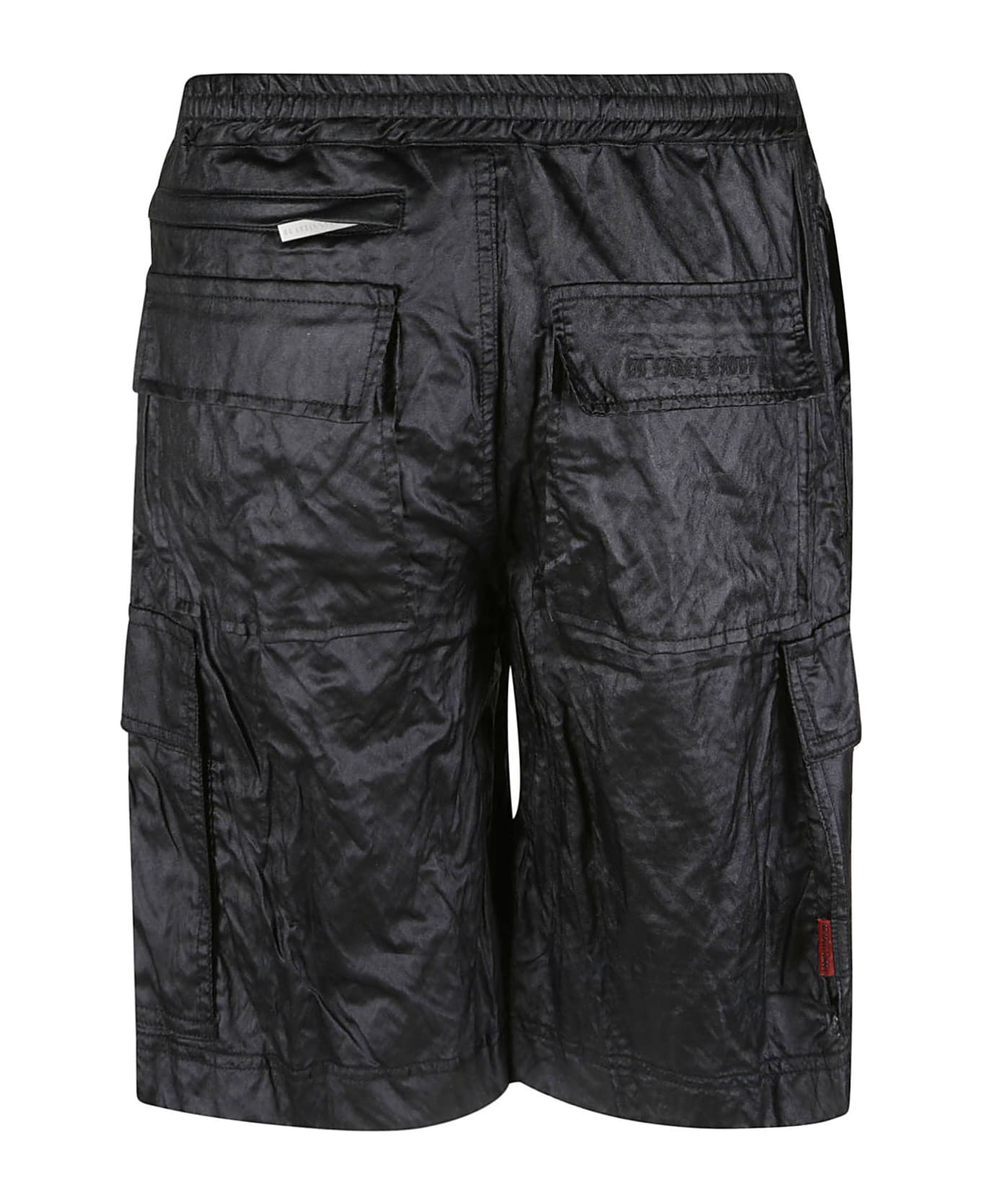 44 Label Group Cargo Ribbed Shorts - Black
