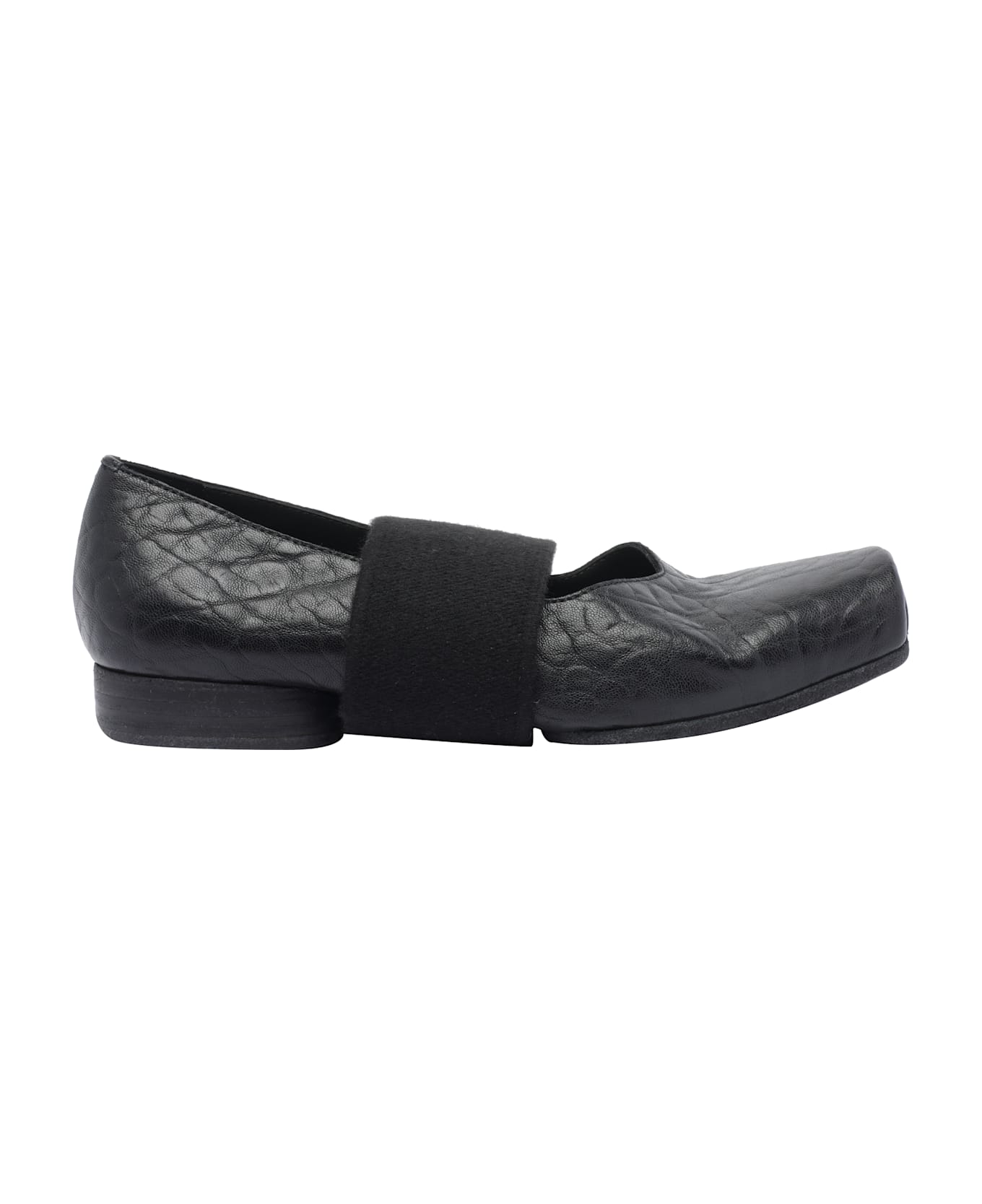 Uma Wang Horsy Flats - Black