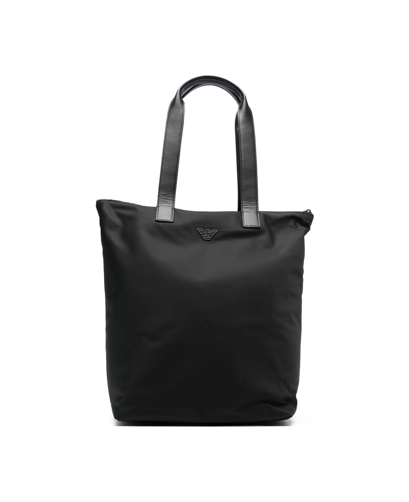 Emporio Armani Nylon Tote Bag - Black