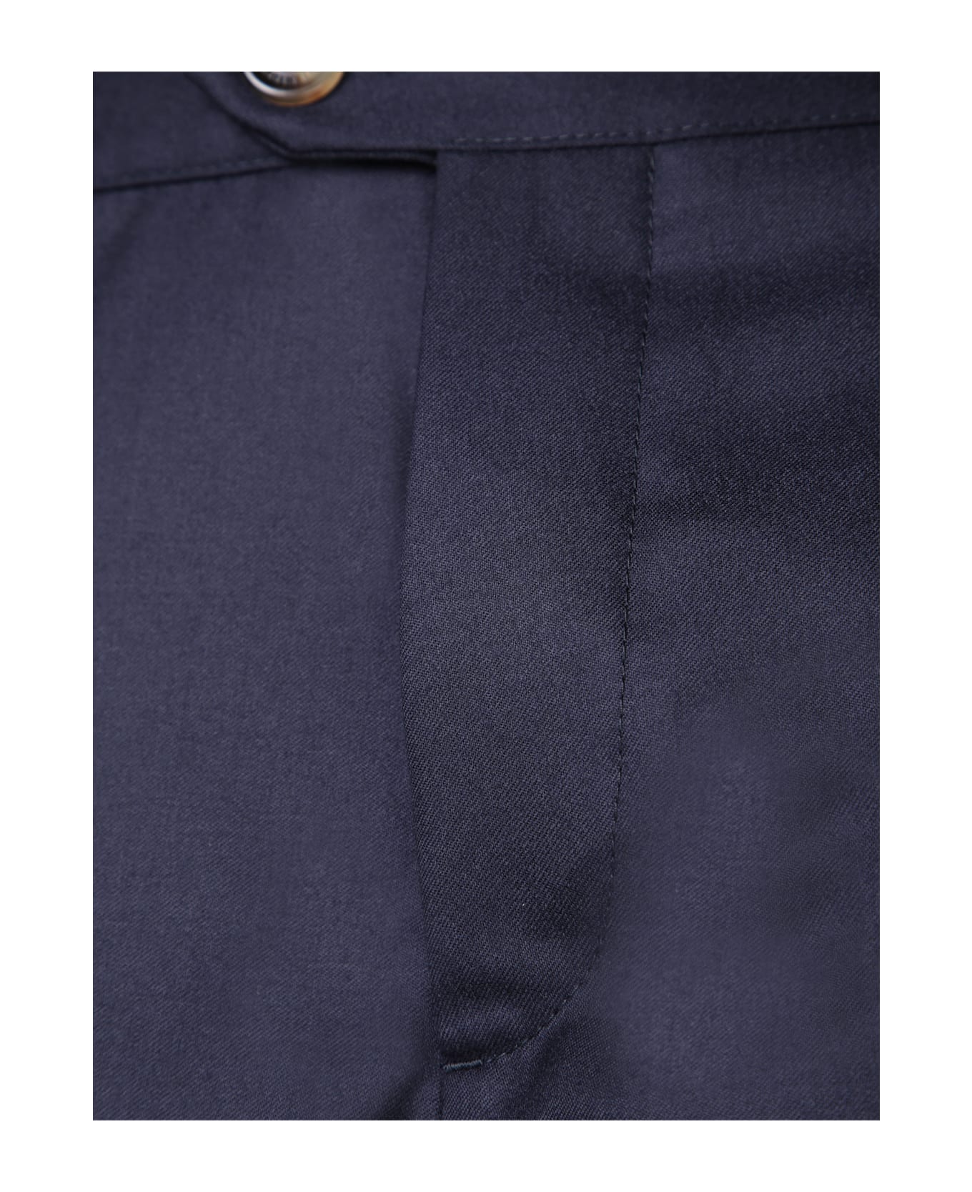 Brunello Cucinelli Blue Flannel Cargo Pants - Blue