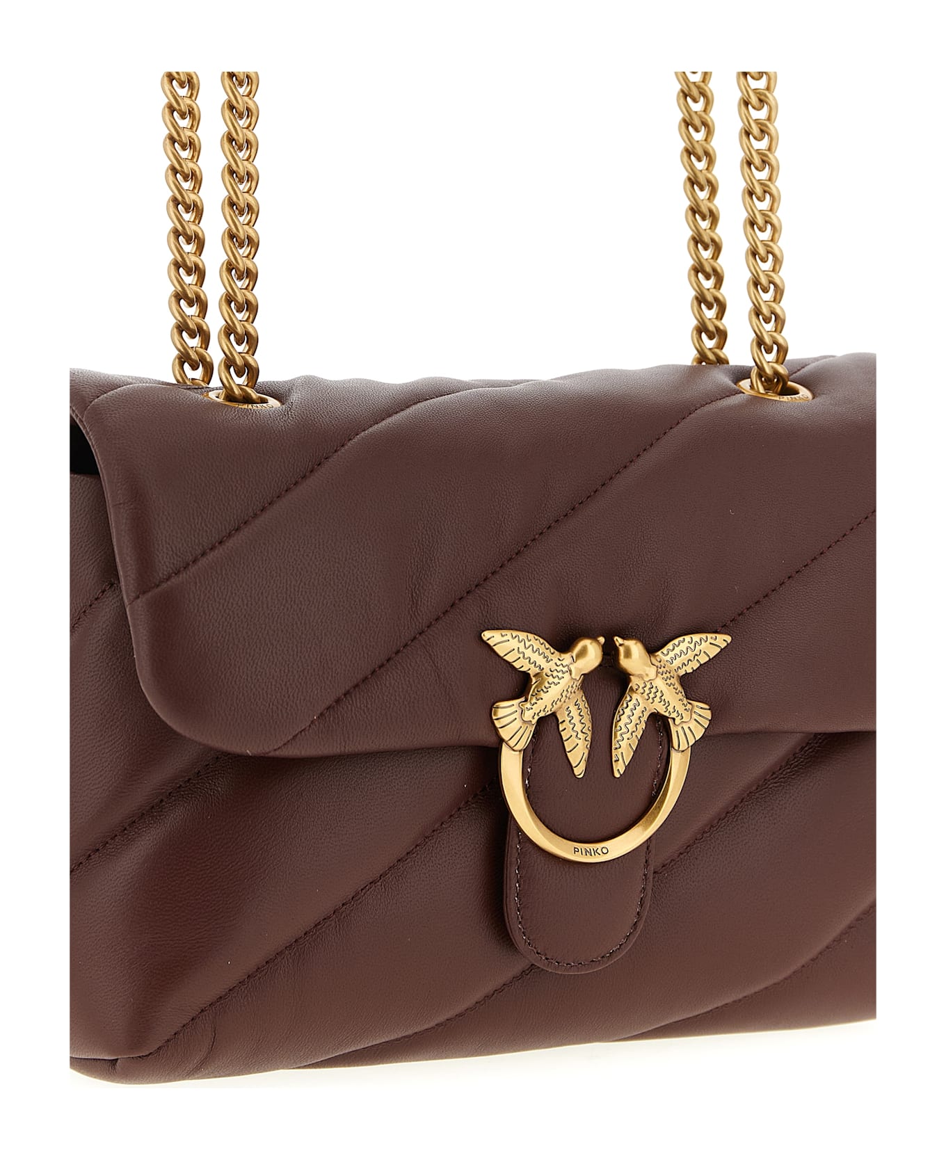 Pinko 'classic Love Puff' Crossbody Bag - Bordeaux