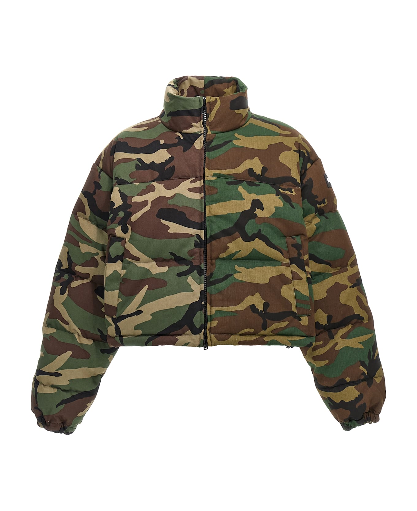 VETEMENTS Camouflage Down Jacket - Green