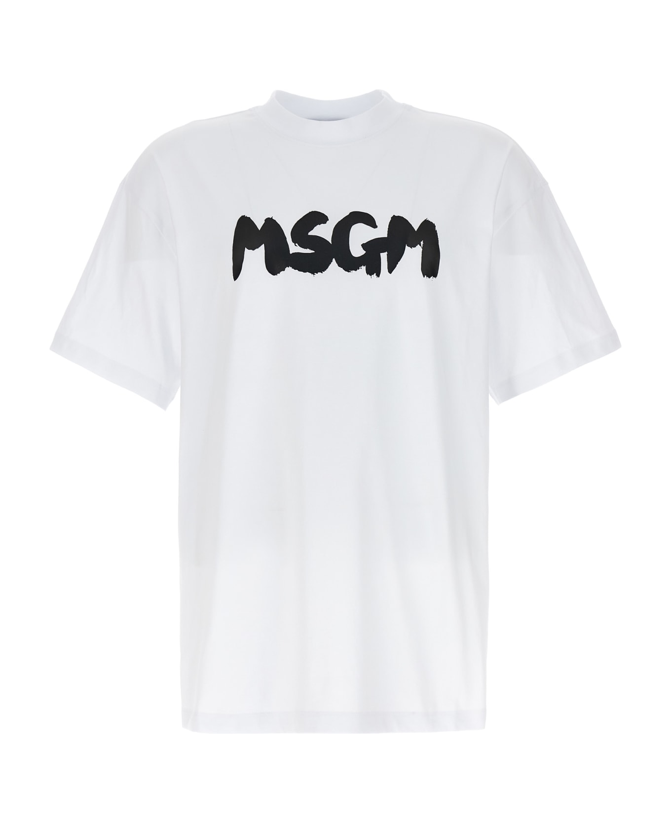 MSGM Logo T-shirt - White シャツ