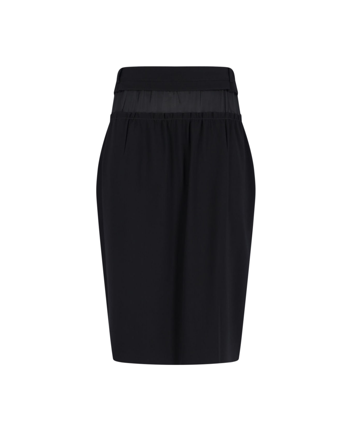 Maison Margiela 
four Stitches
 Midi Skirt - Black  