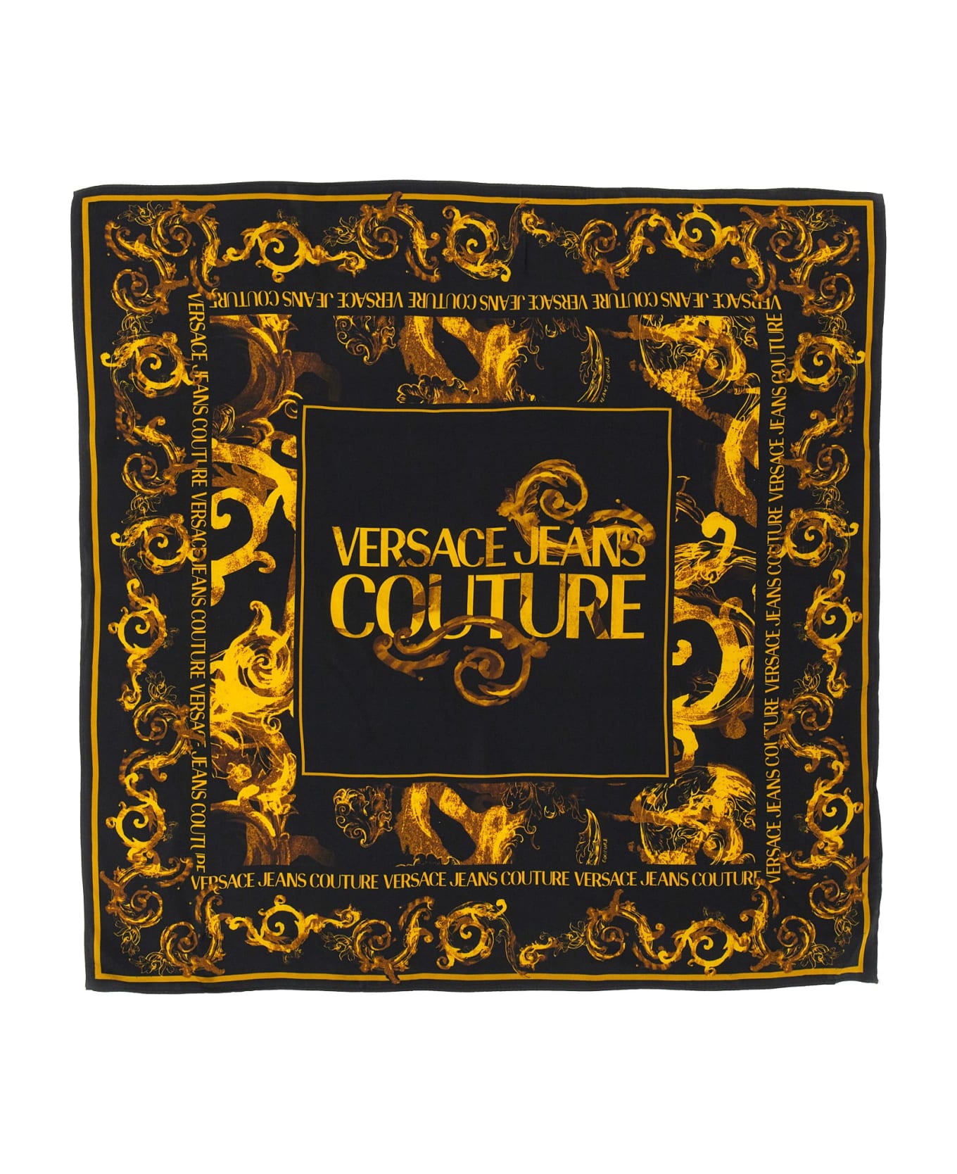 Versace Jeans Couture Silk Scarf - MULTICOLOR スカーフ＆ストール