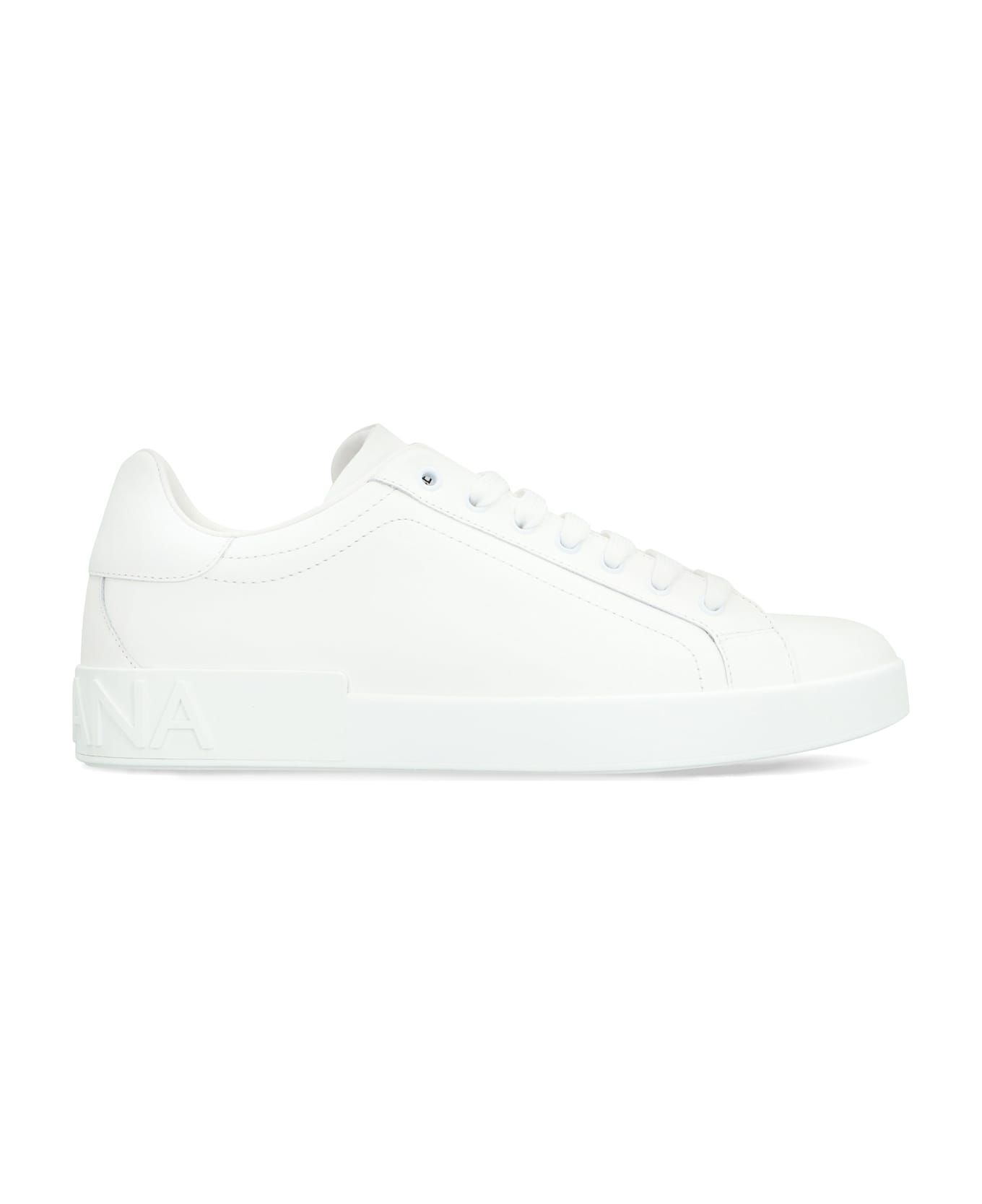 Dolce 
Gabbana Portofino Leather Low-top Sneakers - White