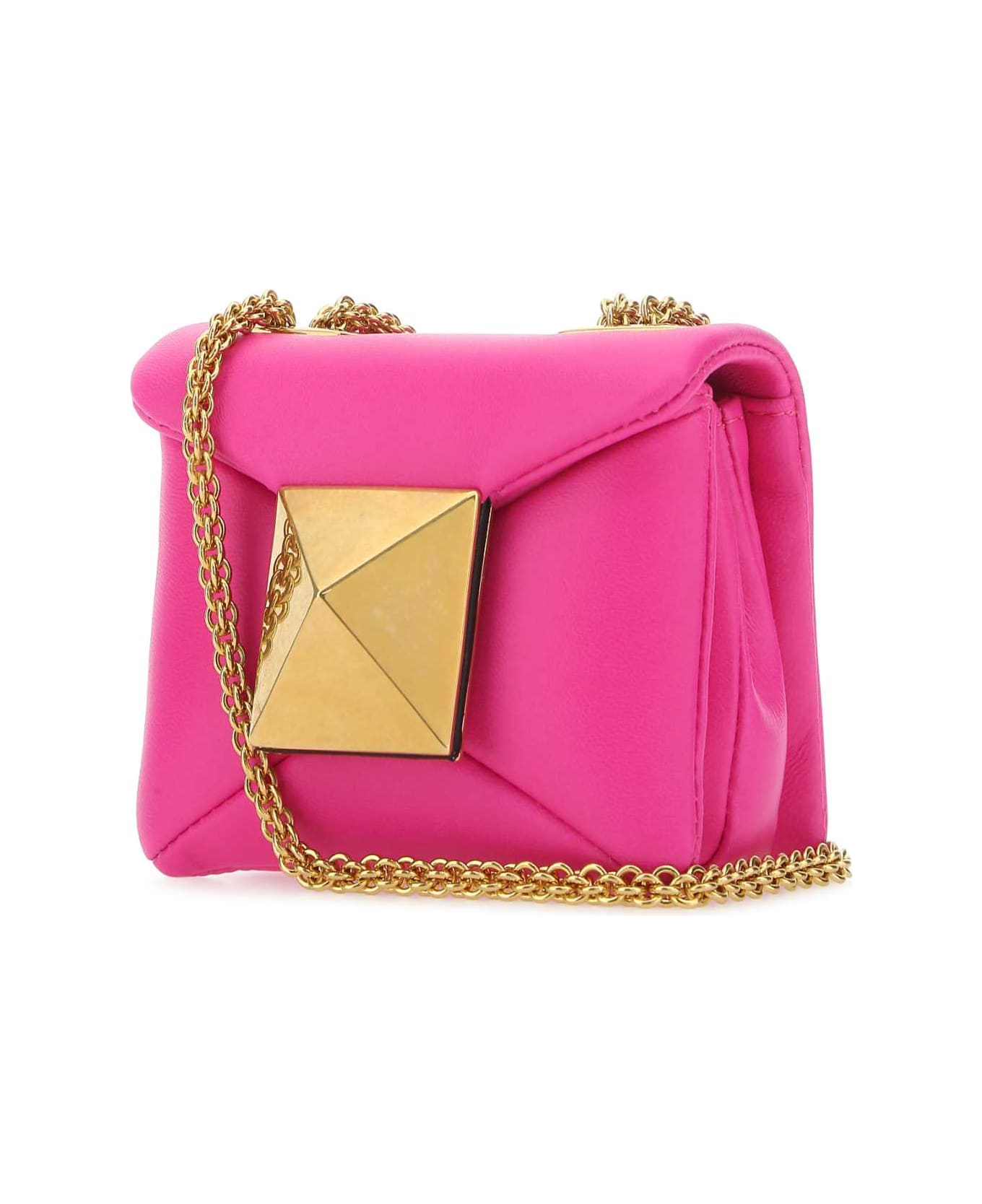 Valentino Garavani Pink Pp Nappa Leather Micro One Stud Handbag - UWT ショルダーバッグ