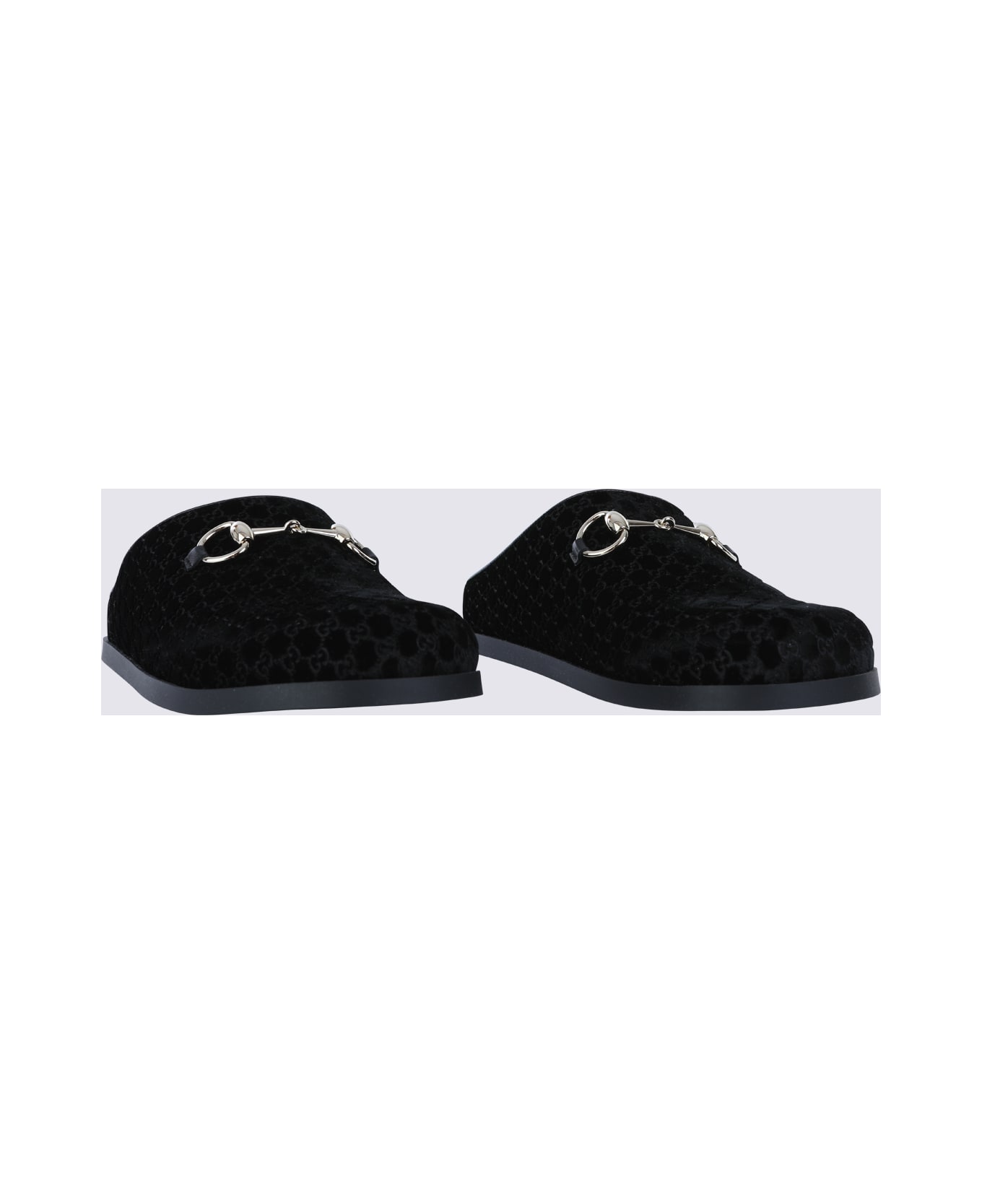 Gucci Black Flats - Black