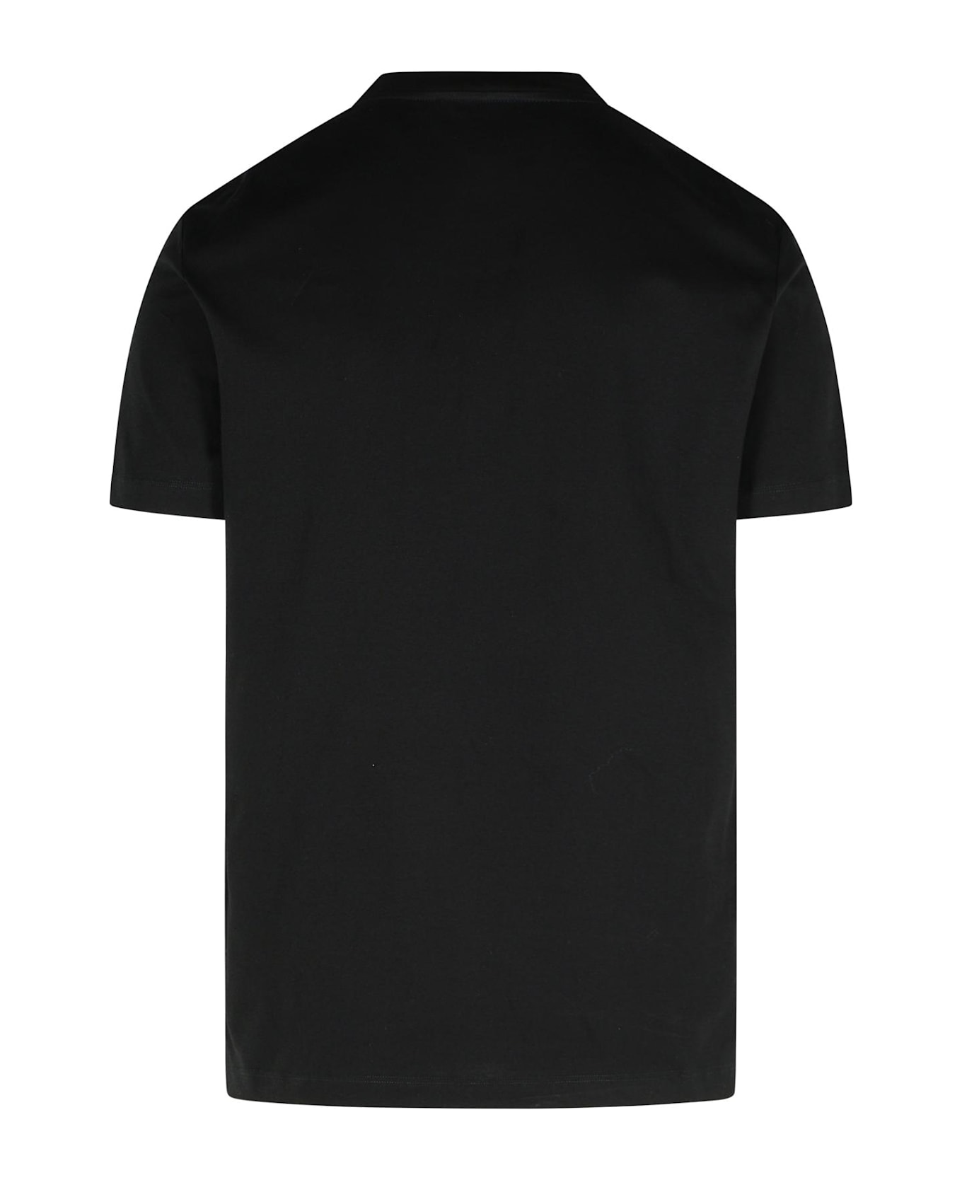 Versace Black Cotton T-shirt - BLACK