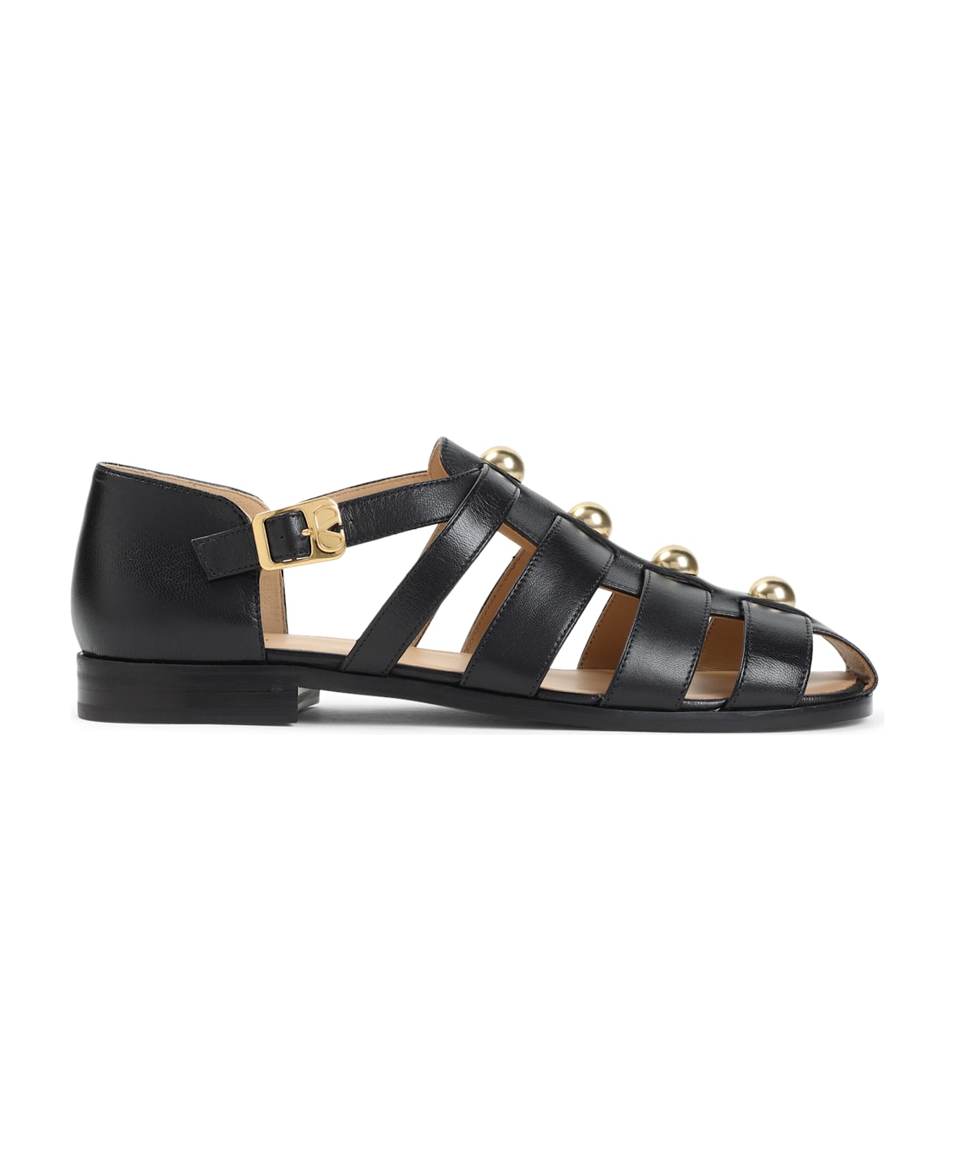 Valentino Garavani Studshield Sandal - No Nero