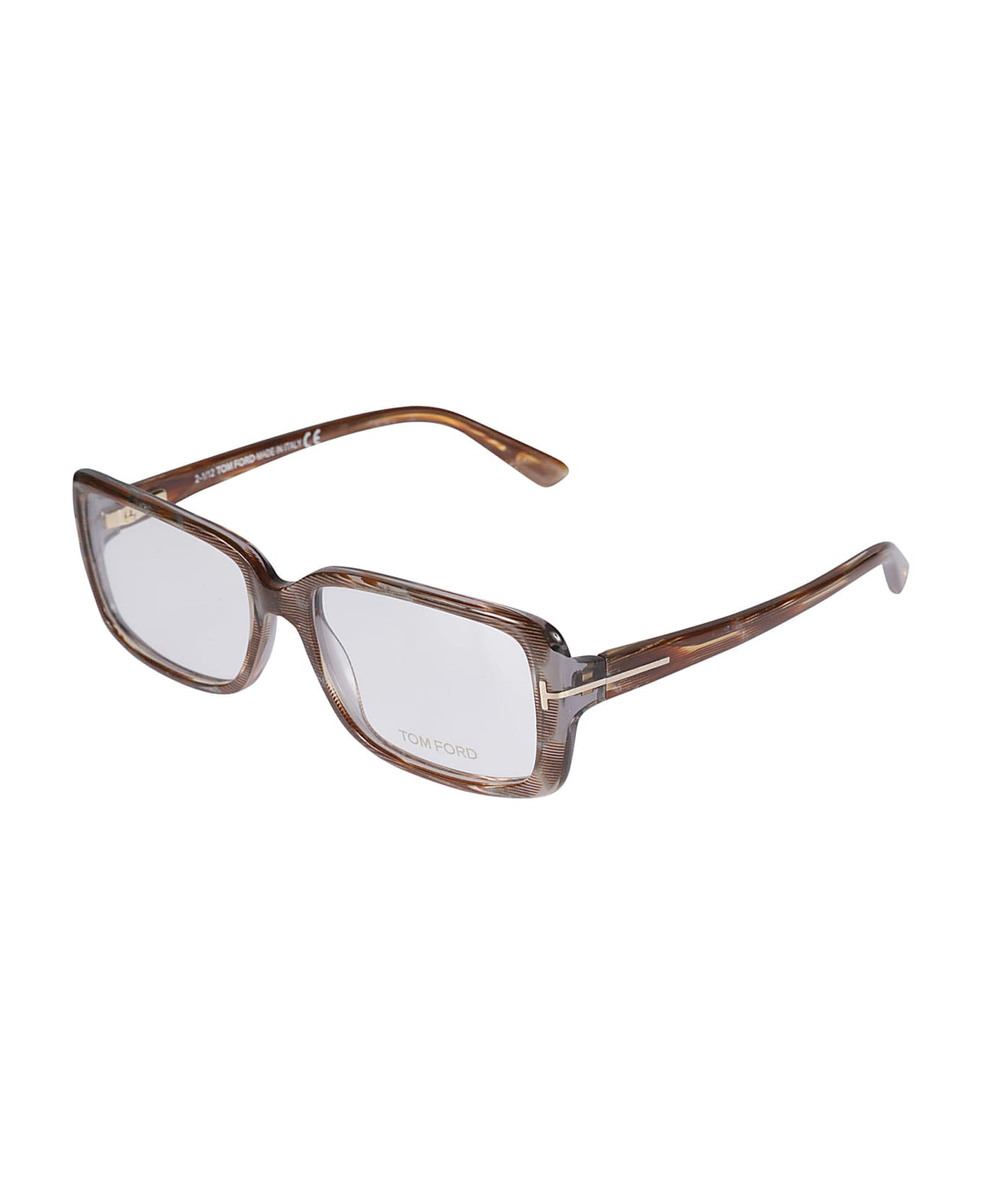Tom Ford Eyewear Stripe Effect Frame Glasses - 059 アイウェア